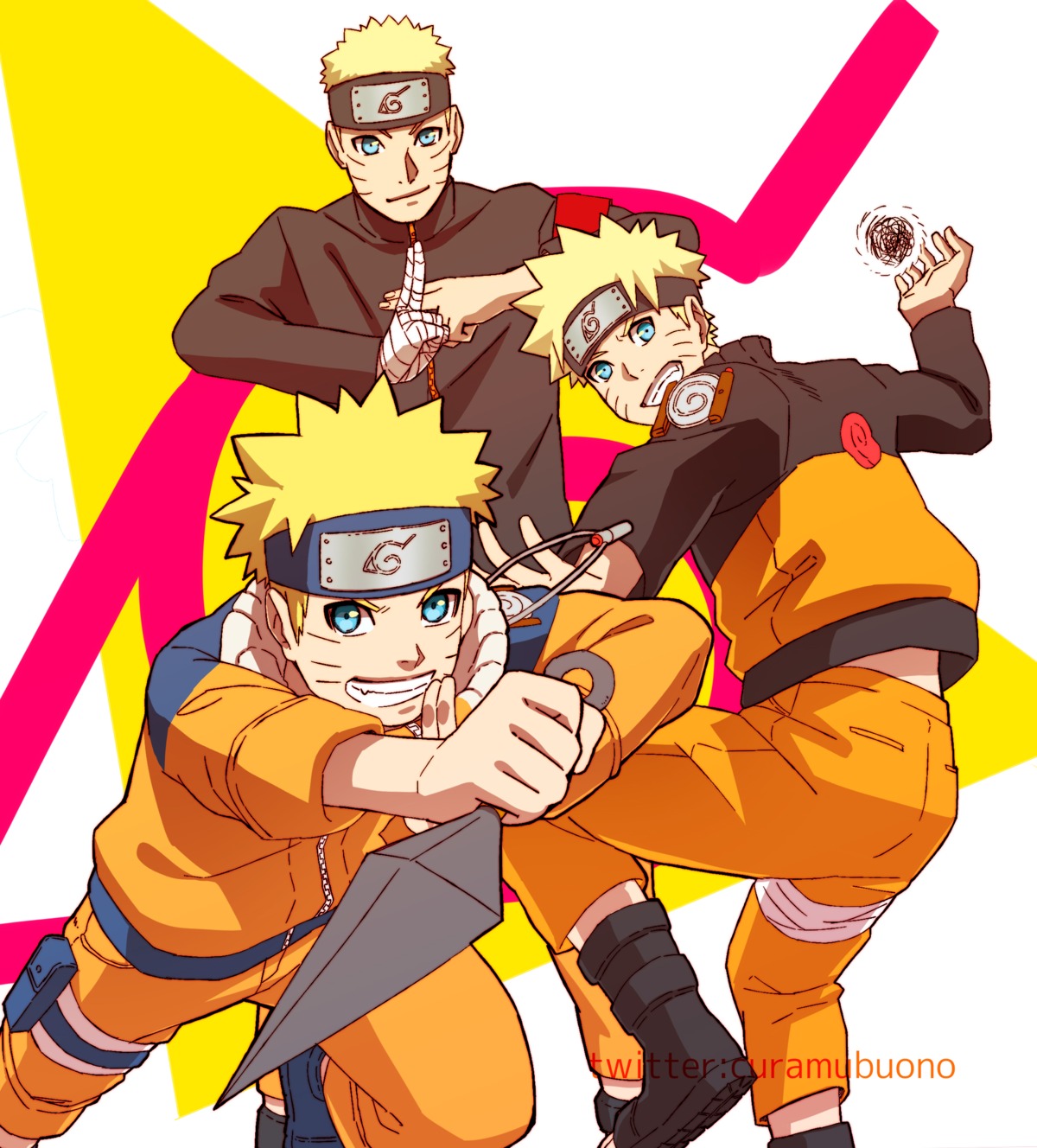 bandages character_design male naruto naruto_shippuden tagme uzumaki_naruto weapon