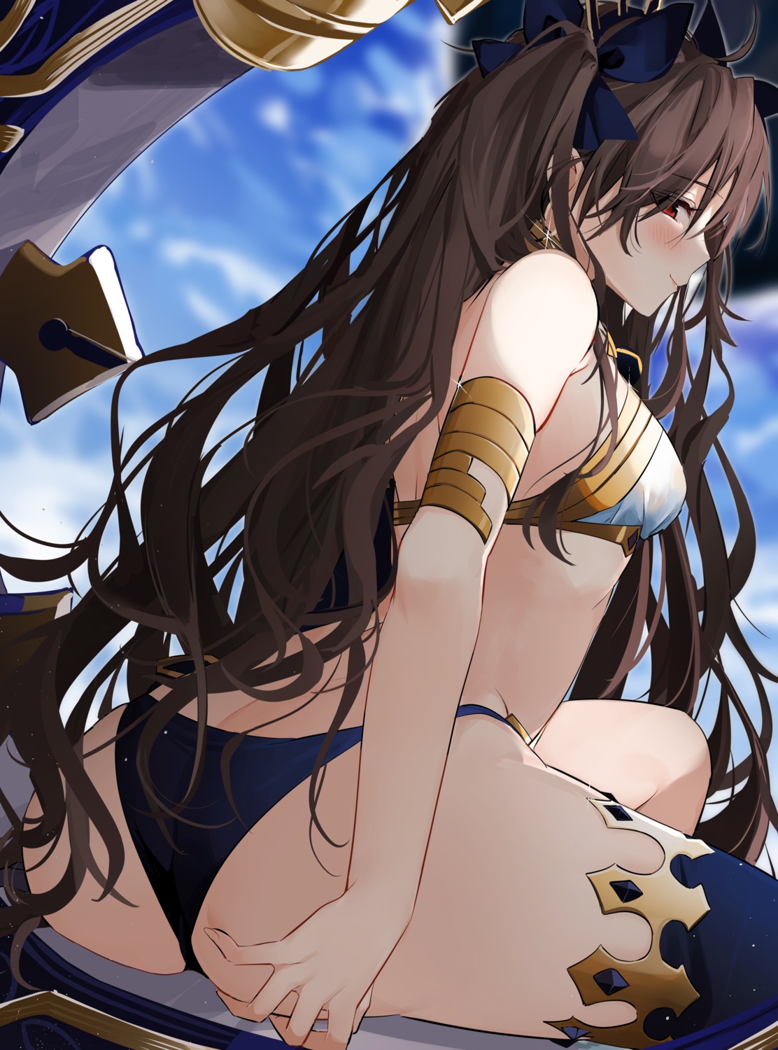 artist_revision ass ass_grab bikini_armor fate/grand_order ishtar_(fate/grand_order) thighhighs xretakex