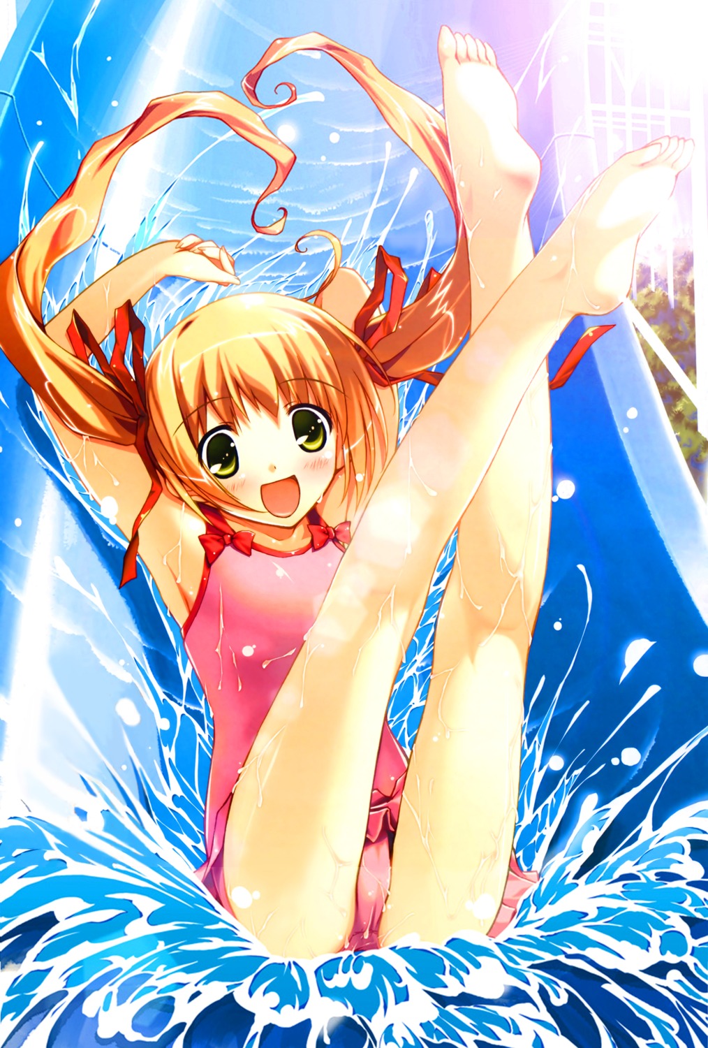 fixme pastel swimsuits wet yuki_usagi yuuki_haruka