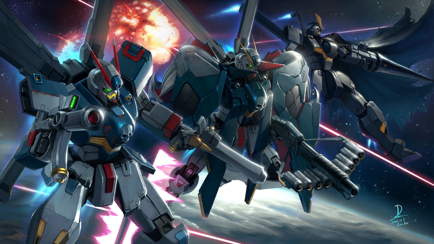 crossbone_gundam gundam mecha tagme