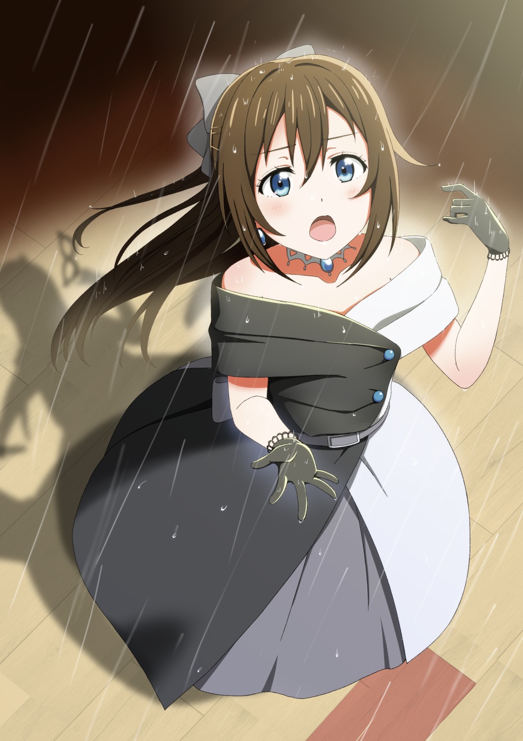 daiz1213 dress love_live!_nijigasaki_high_school_idol_club ousaka_shizuku wet