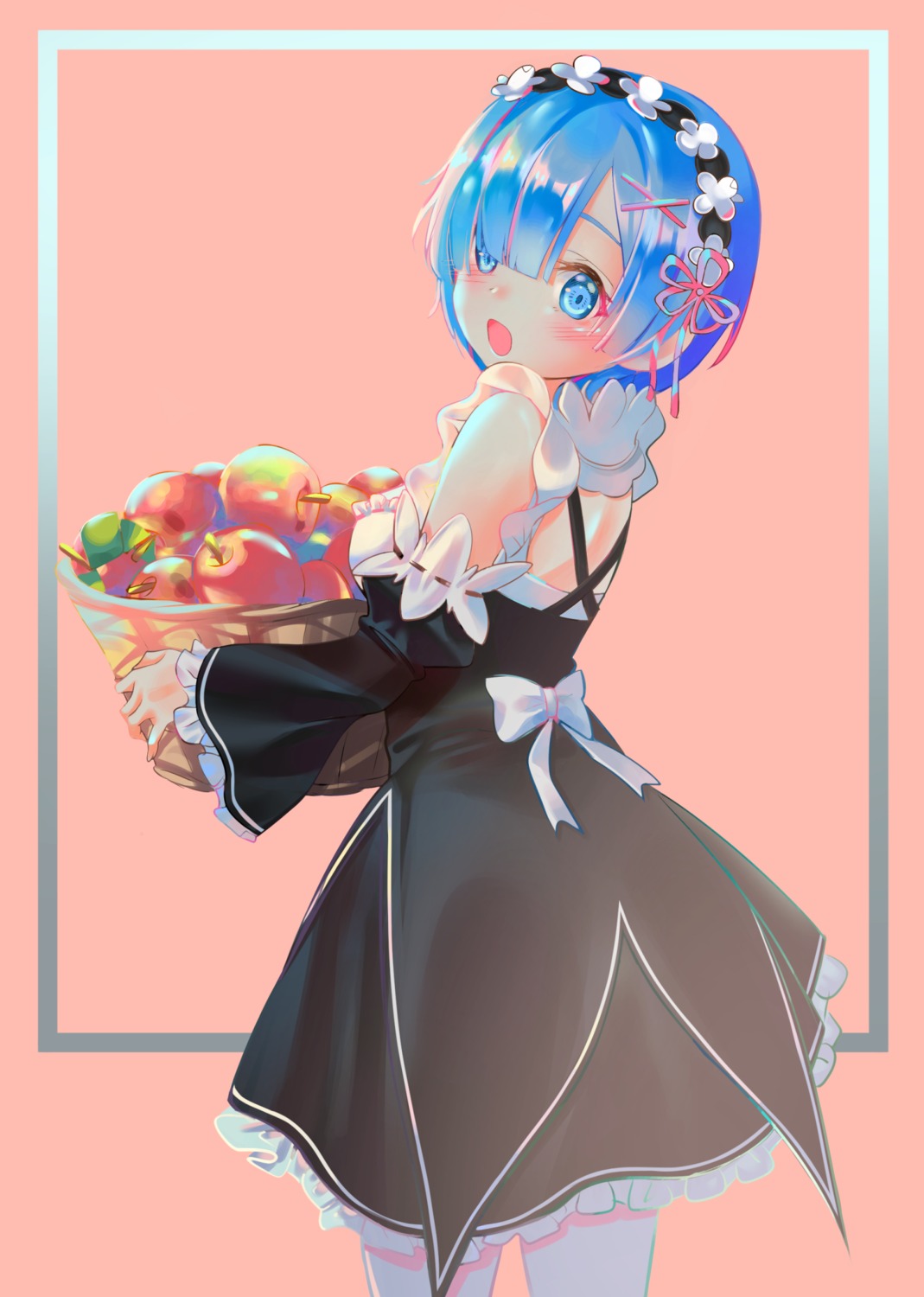 gonzz maid pantyhose re_zero_kara_hajimeru_isekai_seikatsu rem_(re_zero)