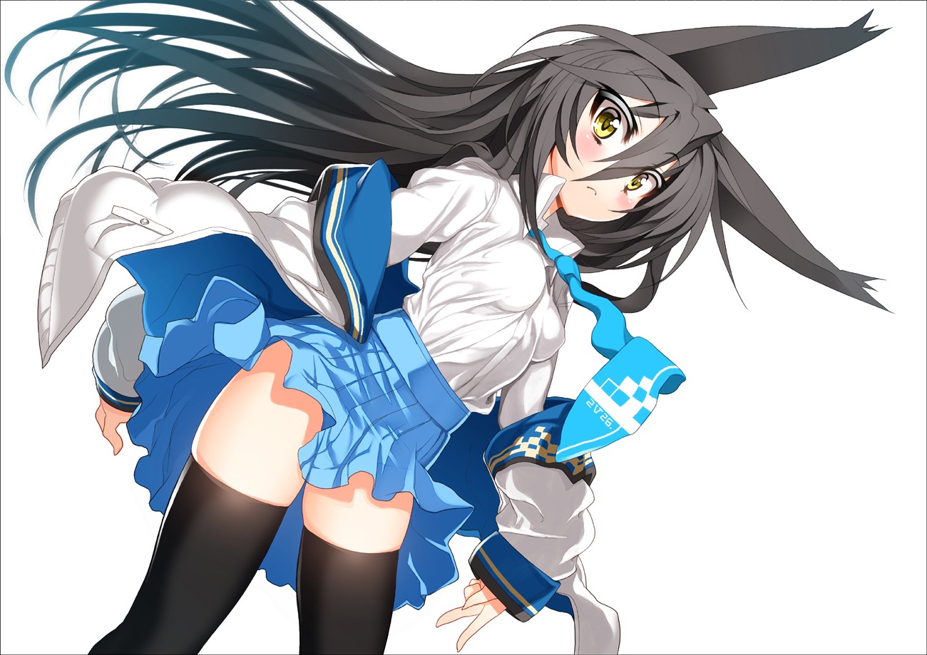 ch@r no_bra nopan seifuku thighhighs