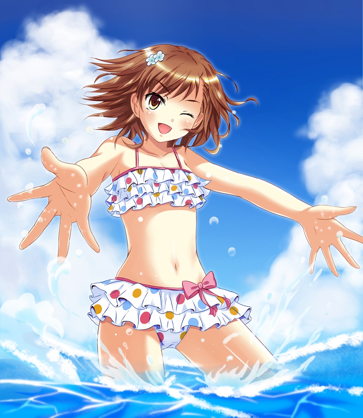 bikini kamiko_to_seiryoku misaka_mikoto swimsuits toaru_kagaku_no_railgun toaru_majutsu_no_index
