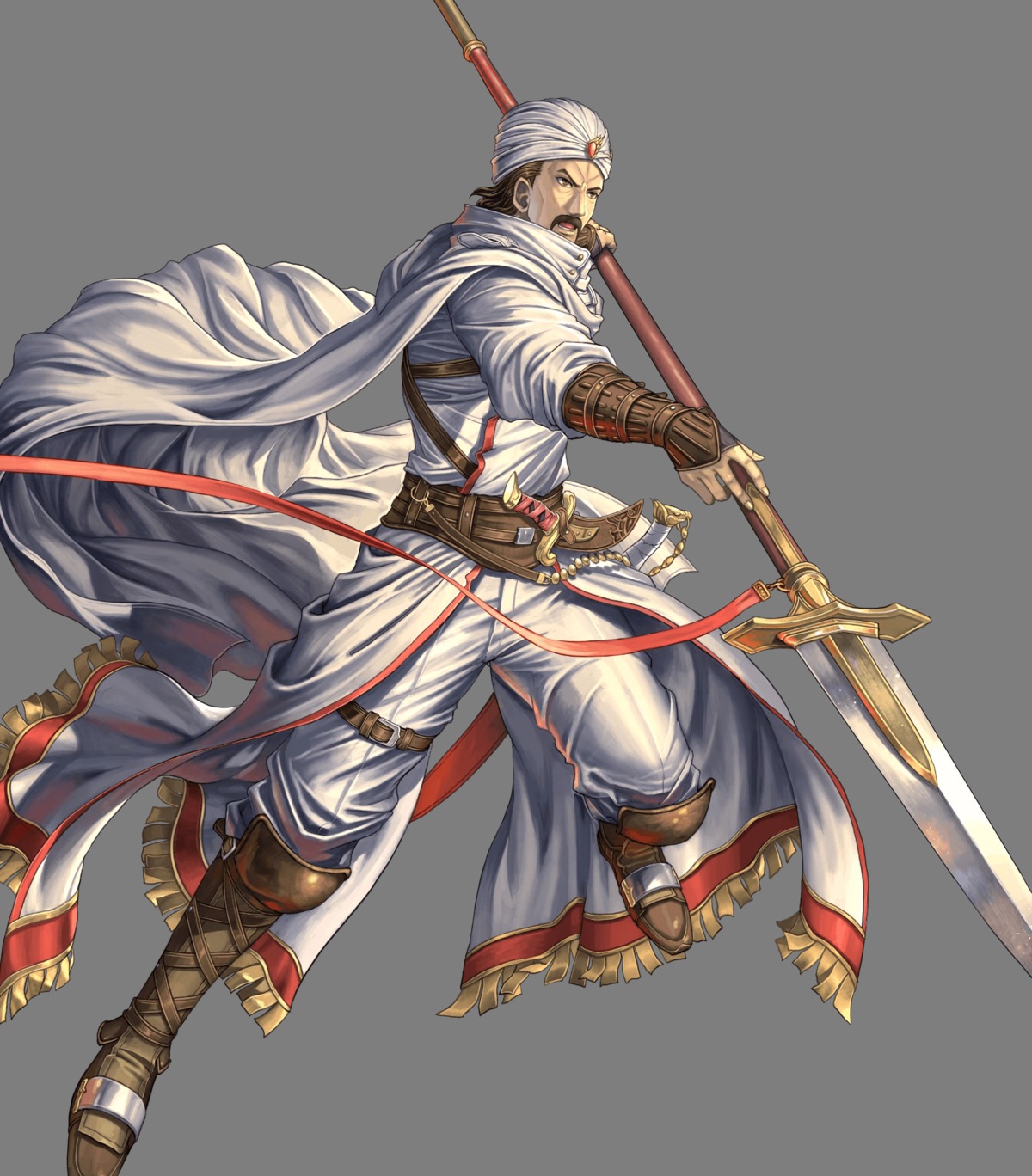 fire_emblem fire_emblem:_shin_monshou_no_nazo hardin izuka_daisuke nintendo sword weapon