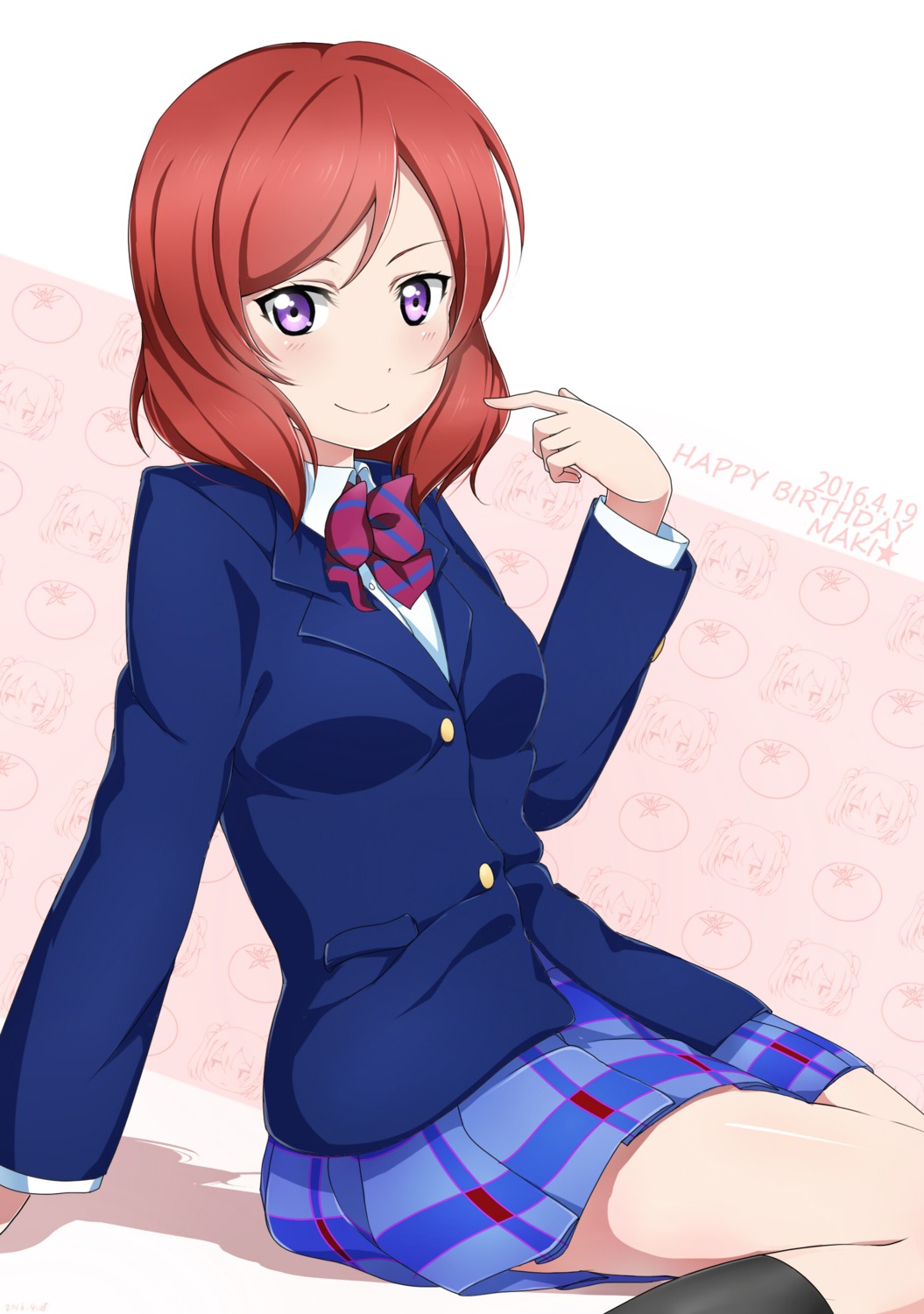 love_live! nishikino_maki seifuku shiimai