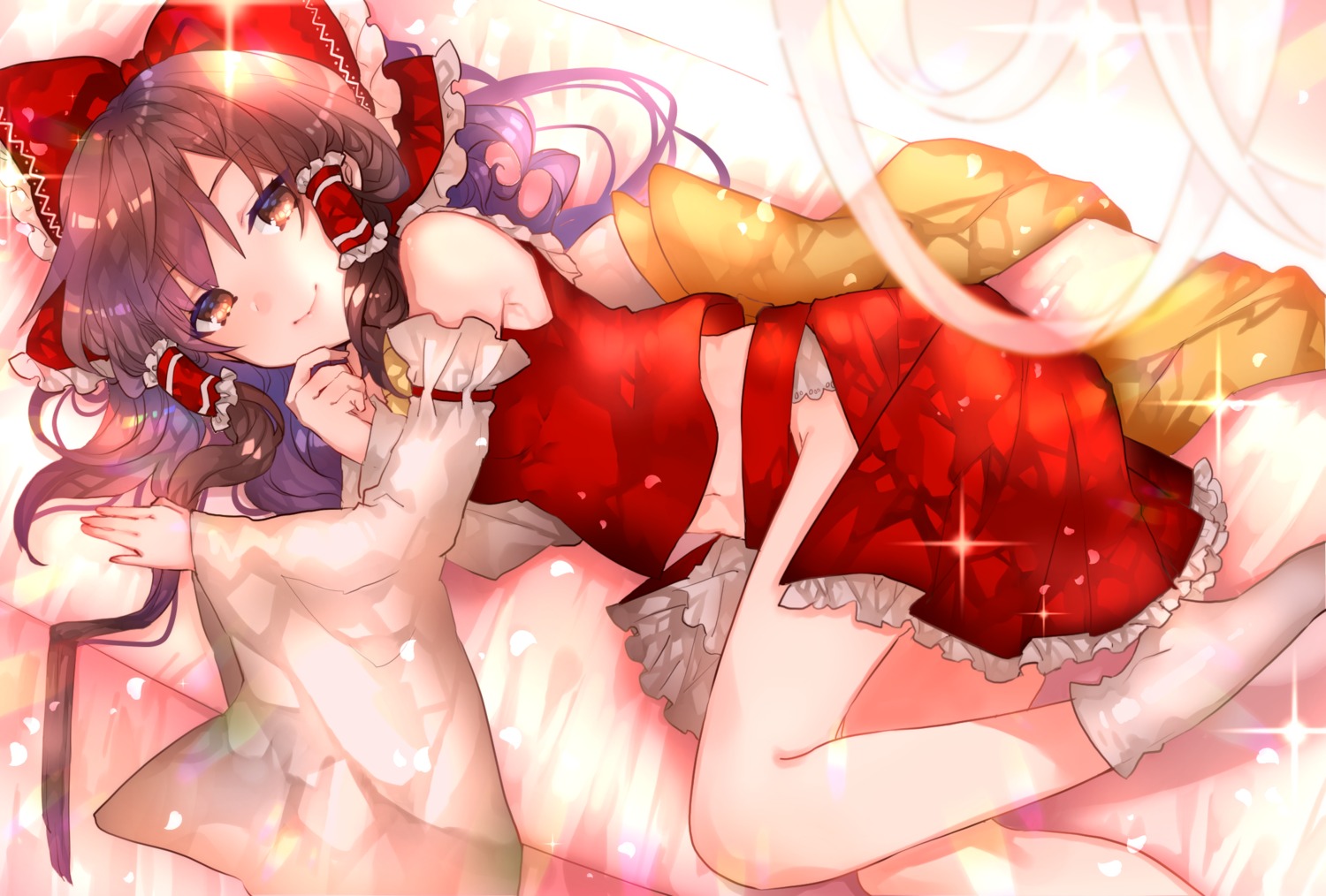 hakurei_reimu japanese_clothes sweetroad touhou