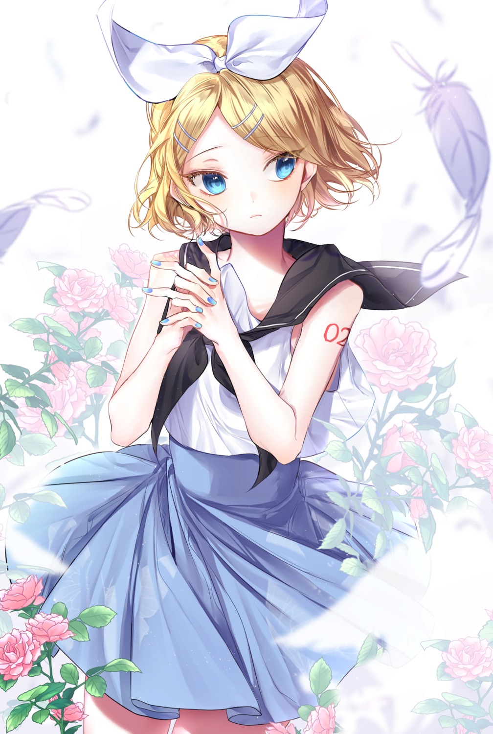 62135409_(artist) kagamine_rin tattoo vocaloid