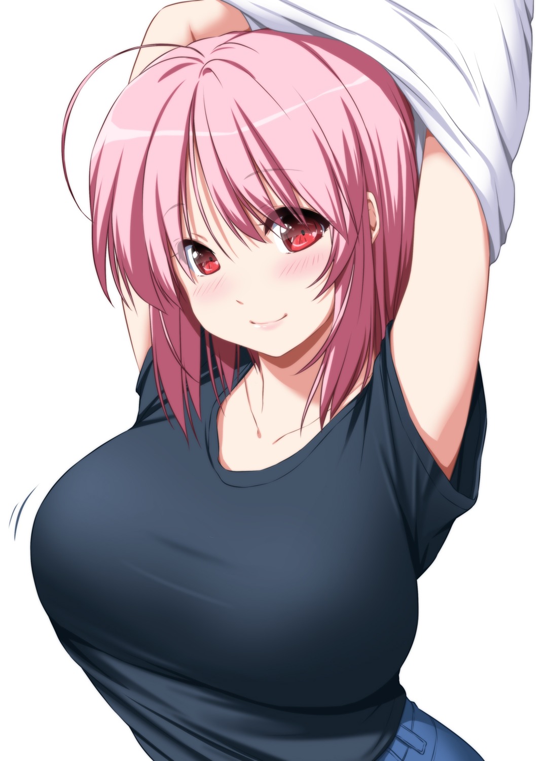 nori_tamago saigyouji_yuyuko shirt_lift touhou