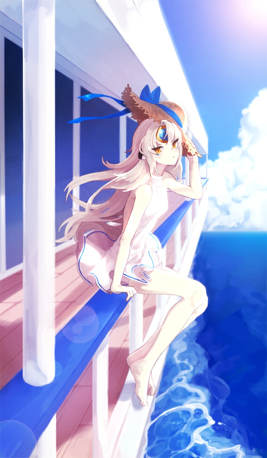 dress elsword eve_(elsword) no_bra