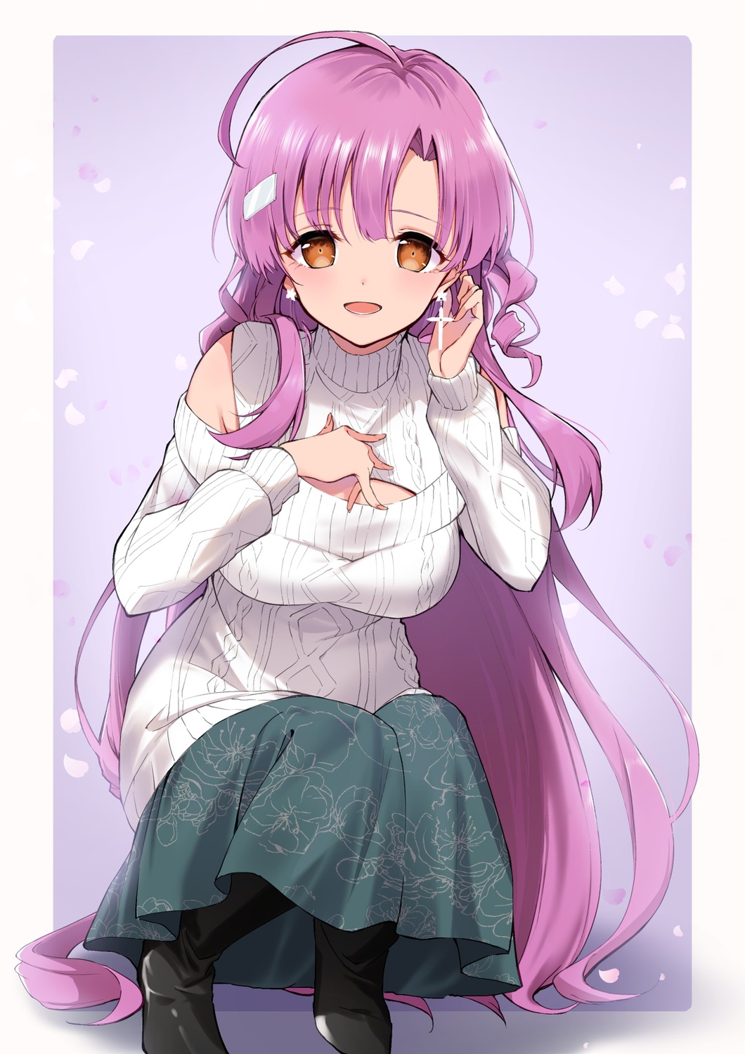 gakkou_gurashi! kootee-on sakura_megumi sweater