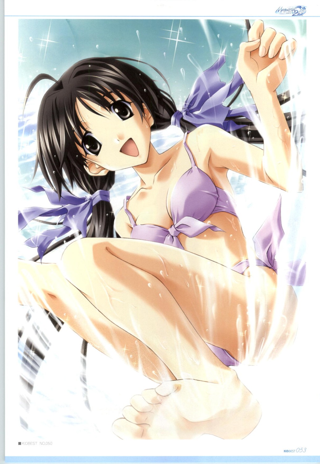 bikini feet memories_off memories_off_2nd shirakawa_hotaru swimsuits