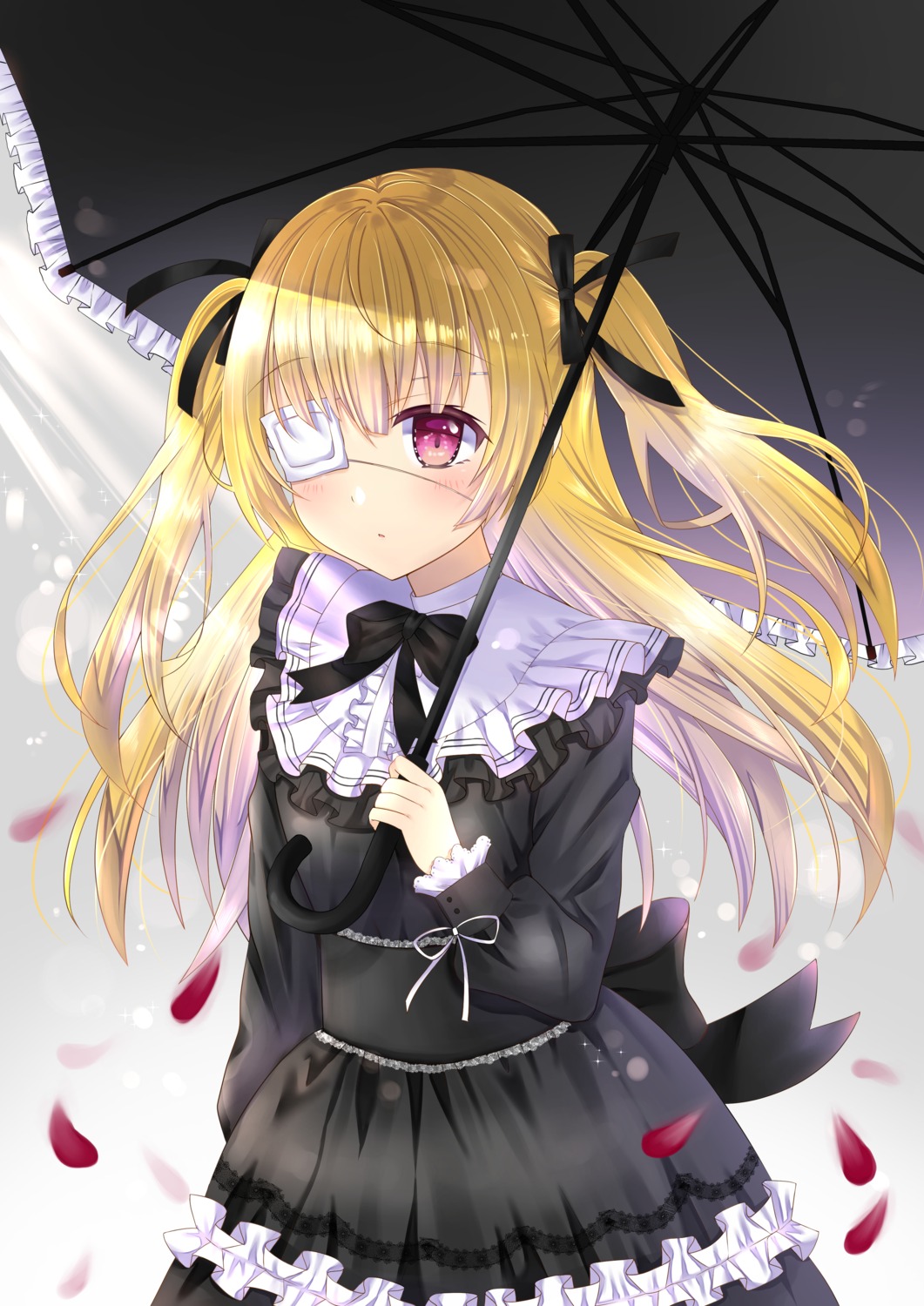 eyepatch gothic_lolita lolita_fashion mymerody4649 umbrella