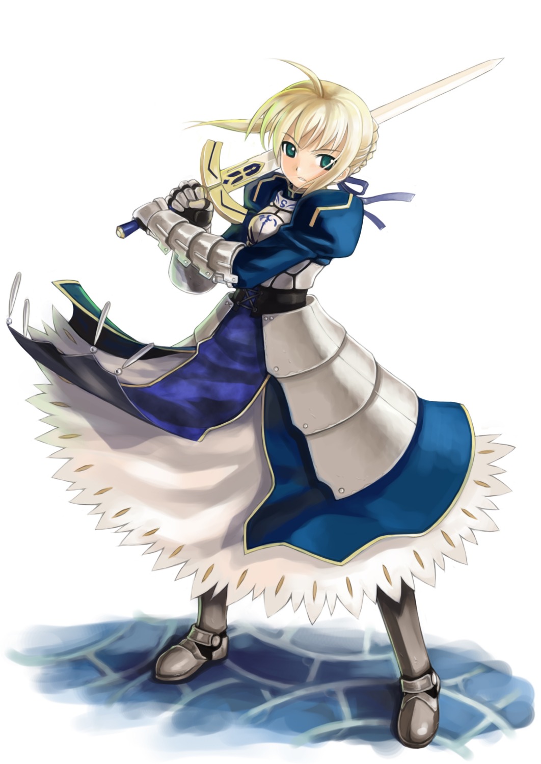 fate/stay_night mikazuki_akira saber sword tri-moon!