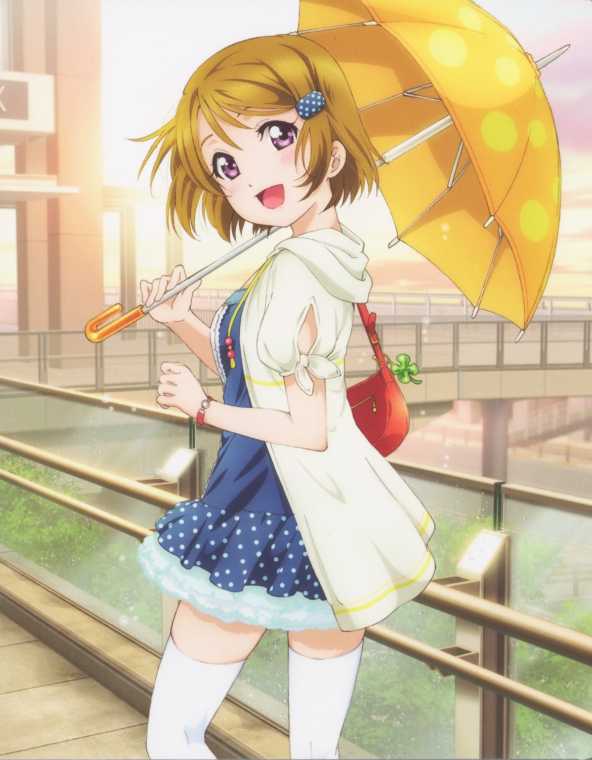 disc_cover koizumi_hanayo love_live! nishida_asako thighhighs