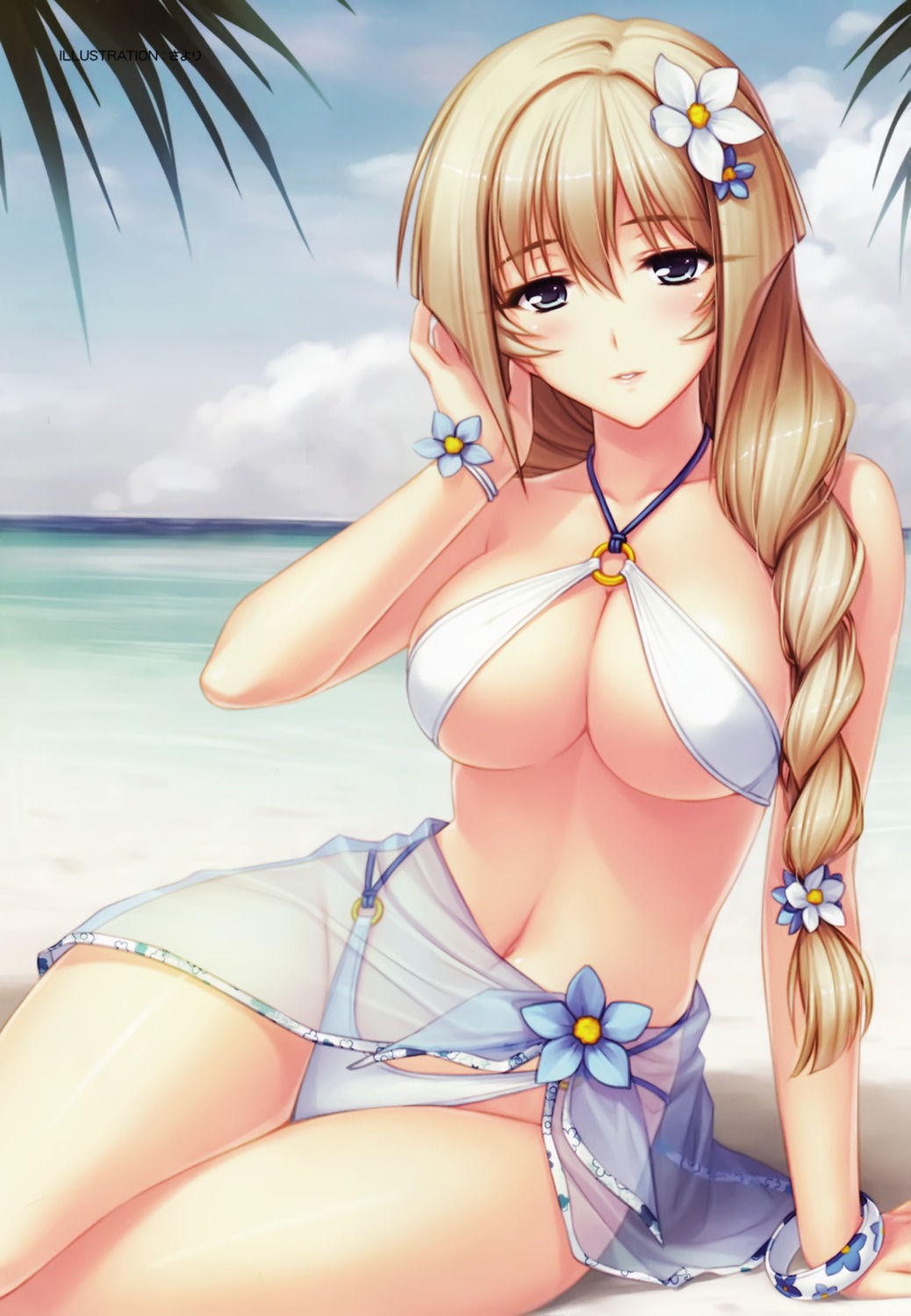 bikini cleavage muvluv sayori see_through sigelinde_von_fahrenhorst swimsuits underboob