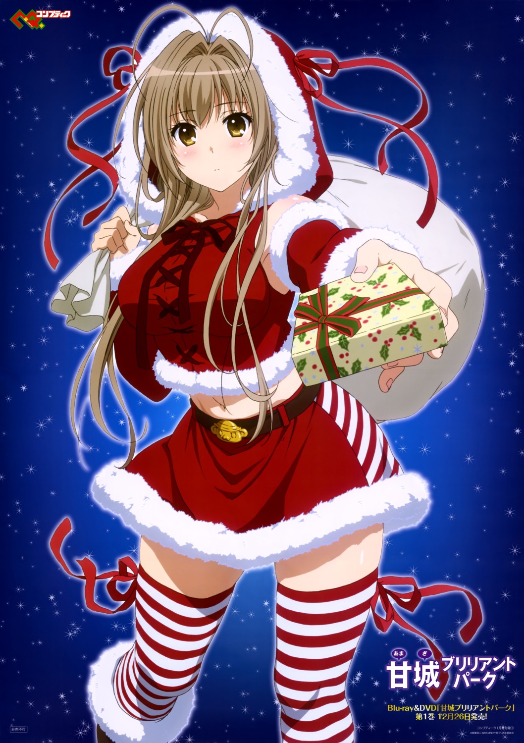 amagi_brilliant_park christmas sento_isuzu thighhighs