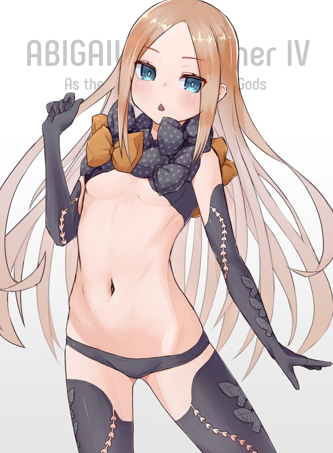 abigail_williams_(fate) bra fate/grand_order kopaka_(karda_nui) loli pantsu thighhighs underboob