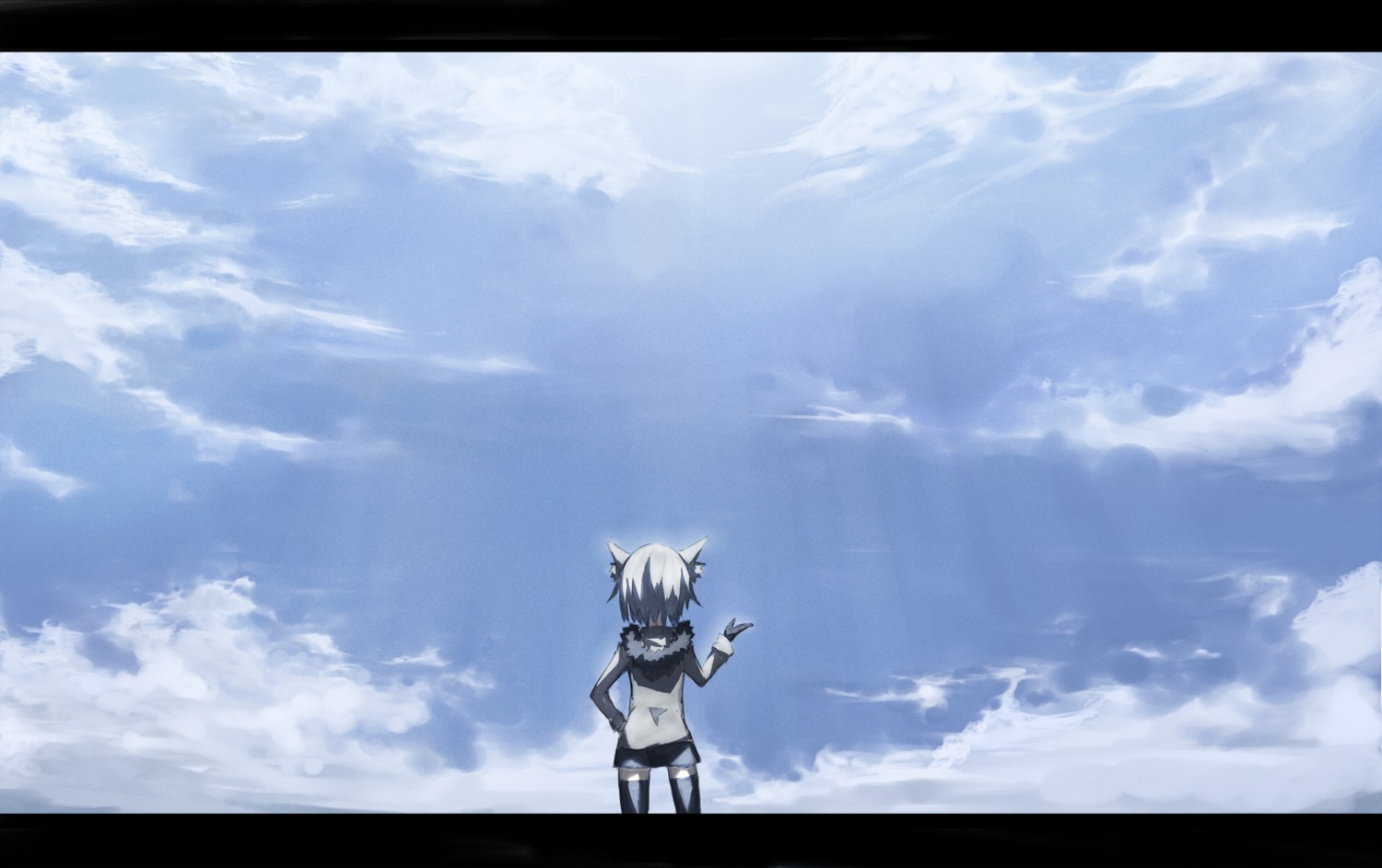 animal_ears landscape shirogane_usagi thighhighs