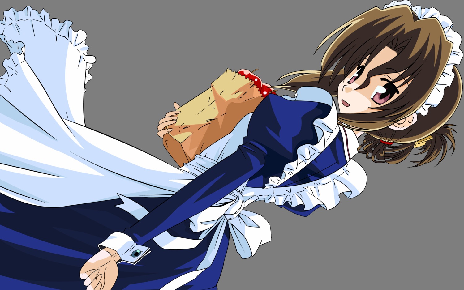 hayate_no_gotoku maid maria transparent_png vector_trace