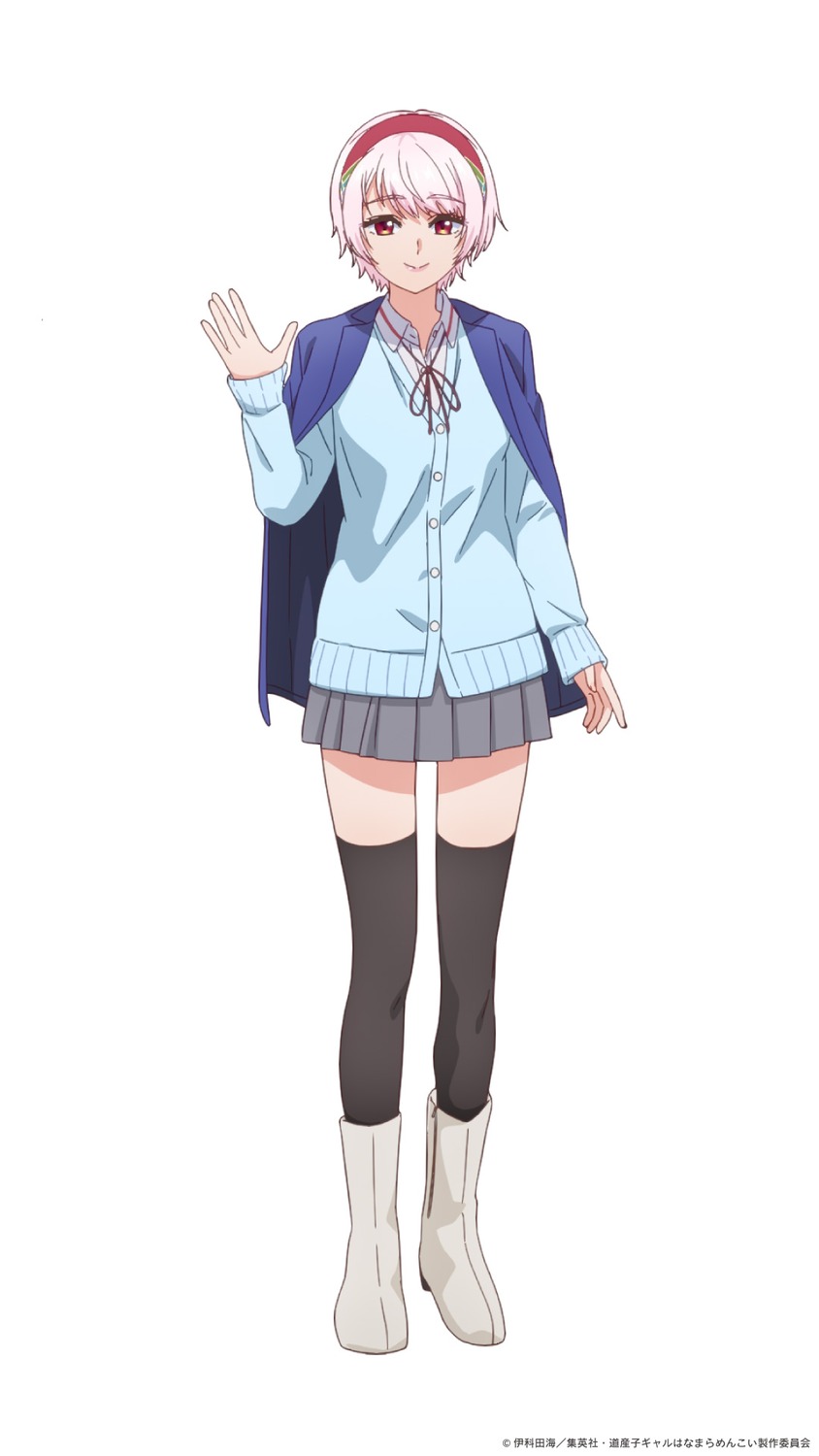 dosanko_gal_wa_namara_menkoi natsukawa_rena seifuku sweater tagme thighhighs