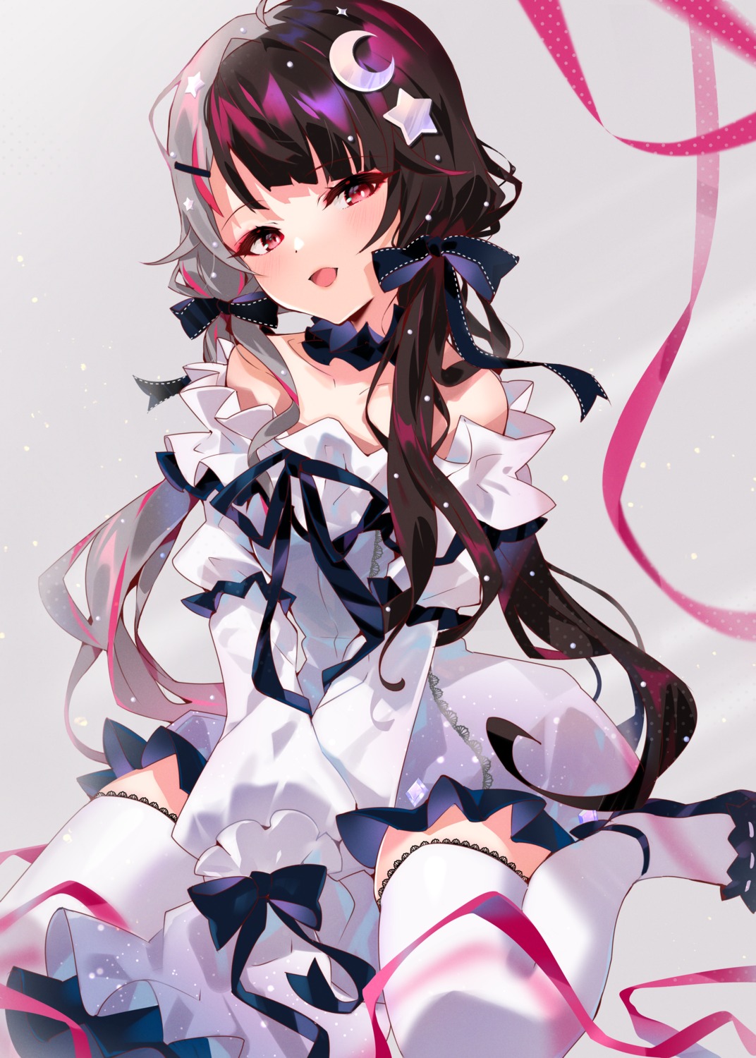 arutera dress nijisanji thighhighs yorumi_rena