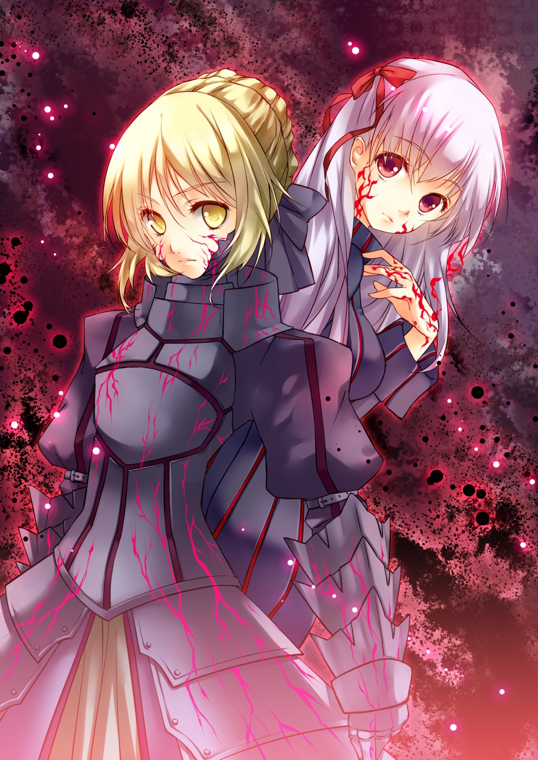 armor fate/stay_night fate/unlimited_codes lilith_bloody matou_sakura saber saber_alter