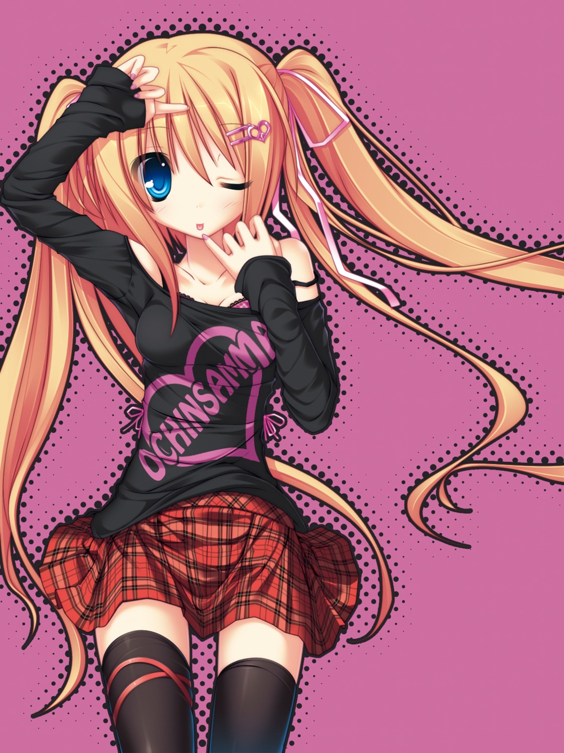 bra ochinsama thighhighs