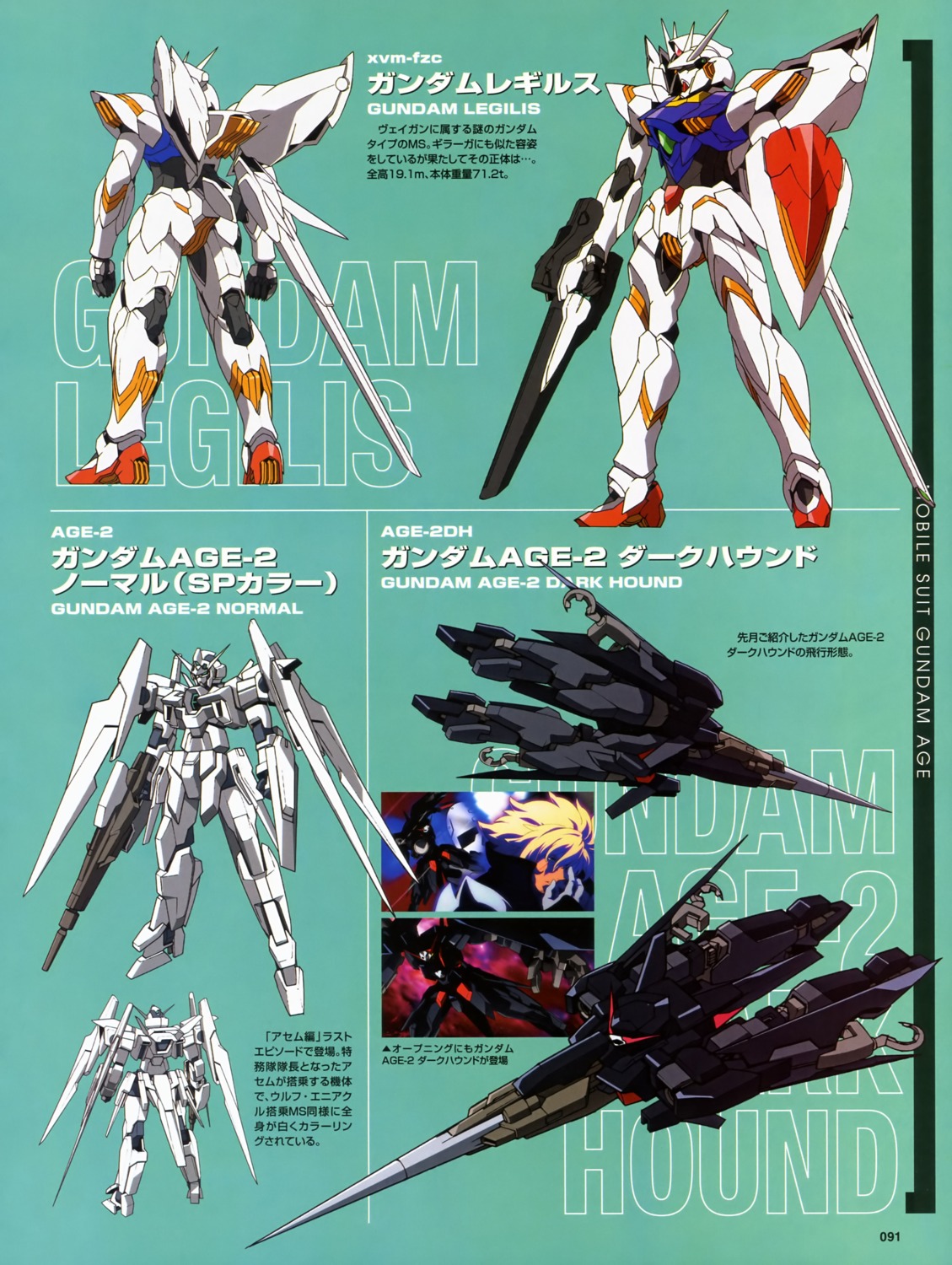 Gundam Gundam Age Asemu Asuno Gundam Age 2 Gundam Age 2 Dark Hound Gundam Age 2 Normal Sp Color Gundam Legilis Mecha Yande Re