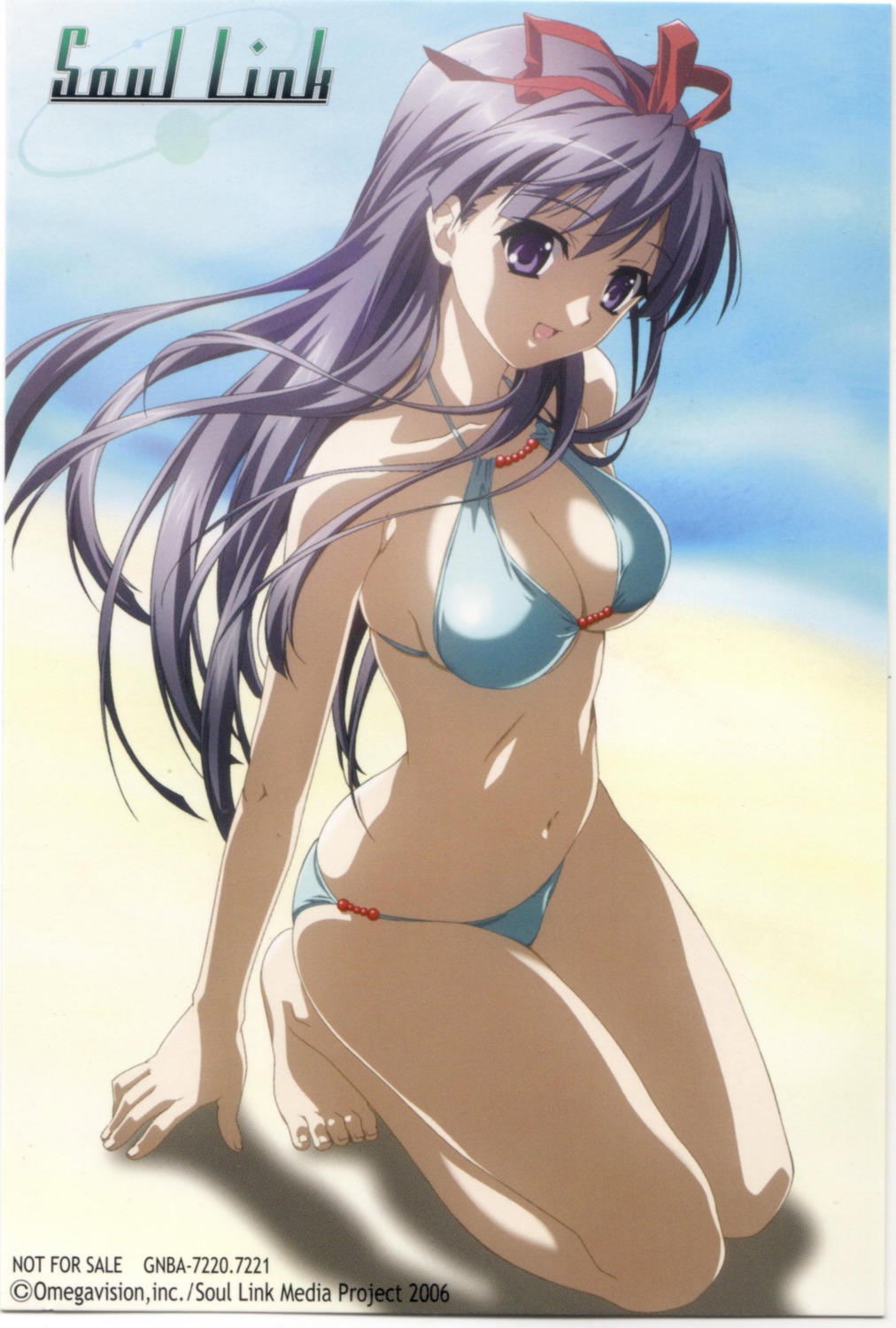 bikini cleavage nagase_sayaka soul_link swimsuits