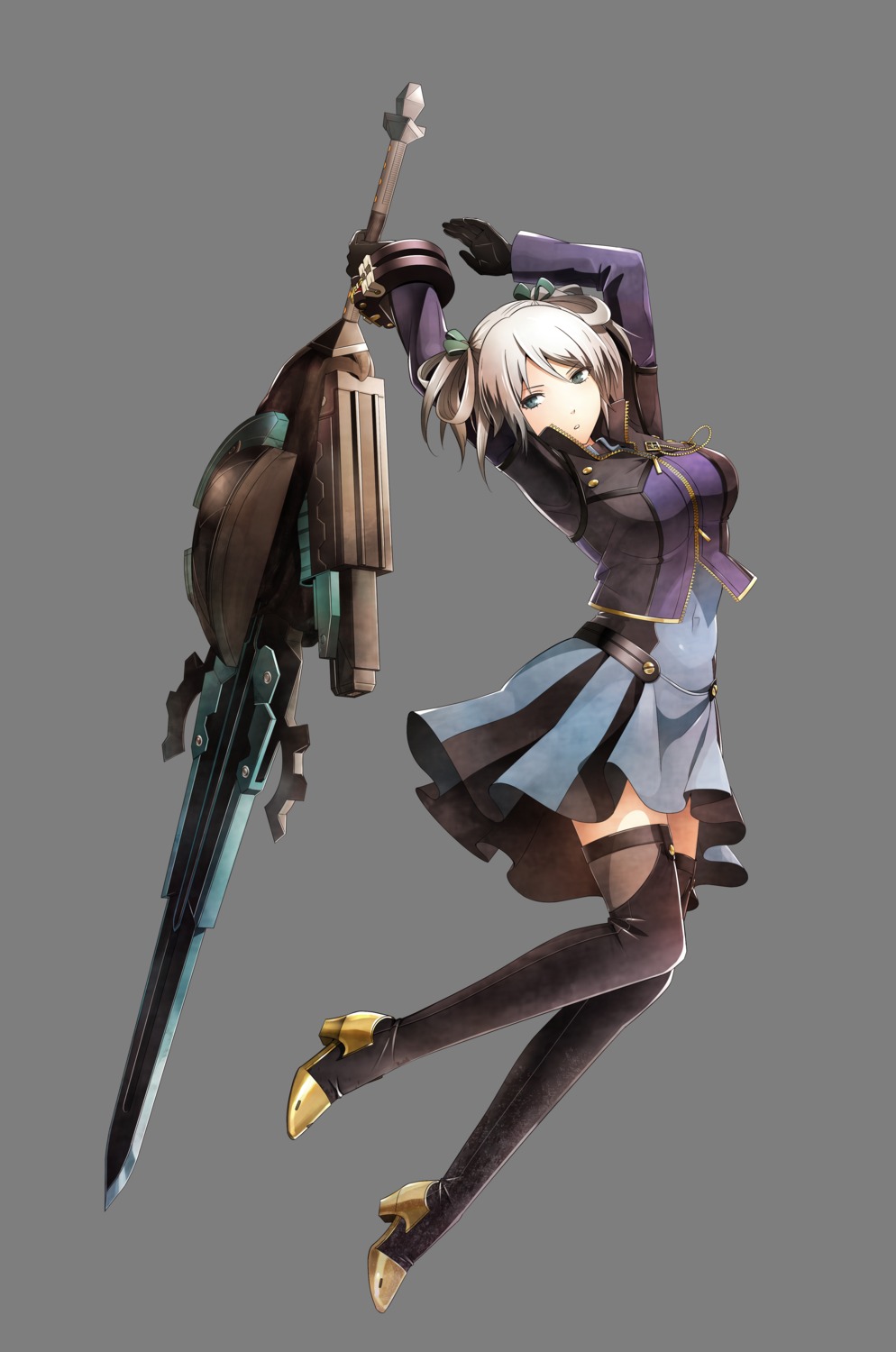 ciel_alencon dress god_eater heels sword tagme thighhighs transparent_png