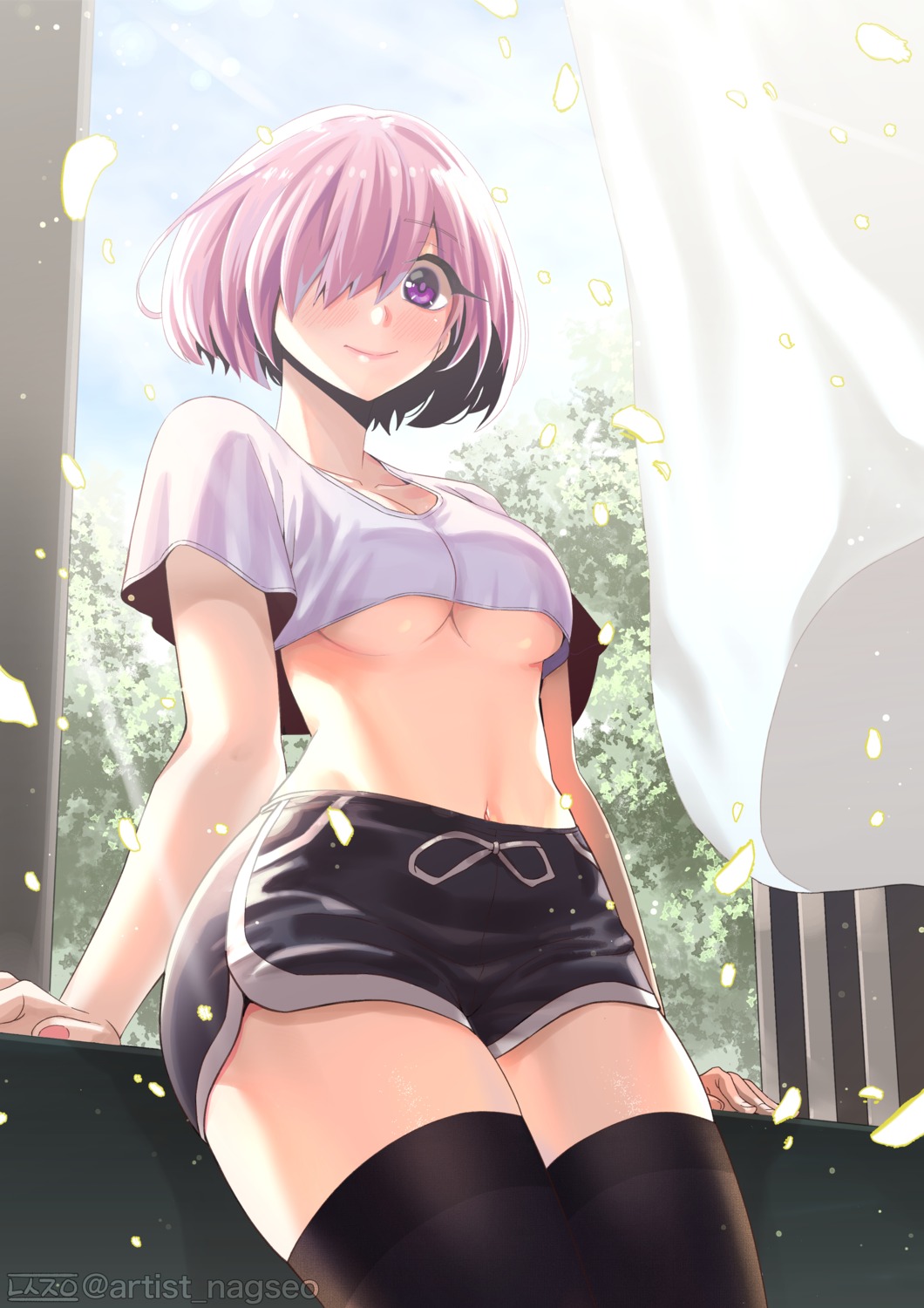 fate/grand_order mash_kyrielight no_bra tagme thighhighs underboob