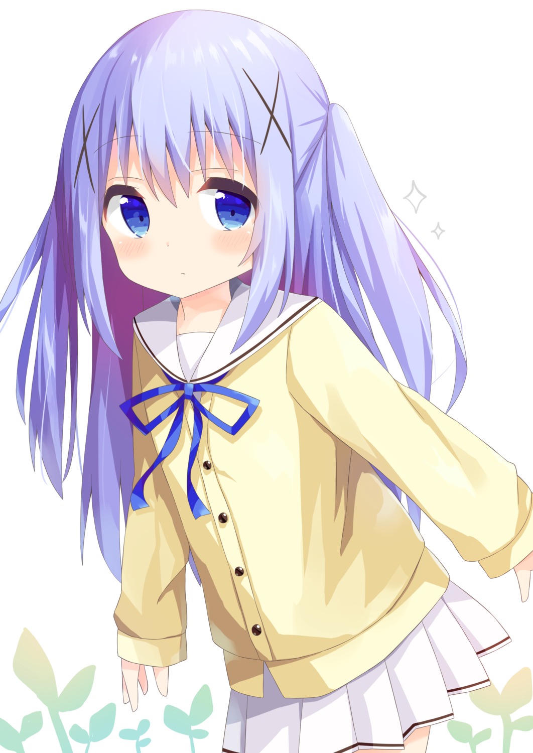 gochuumon_wa_usagi_desu_ka? kafuu_chino nakkar seifuku sweater