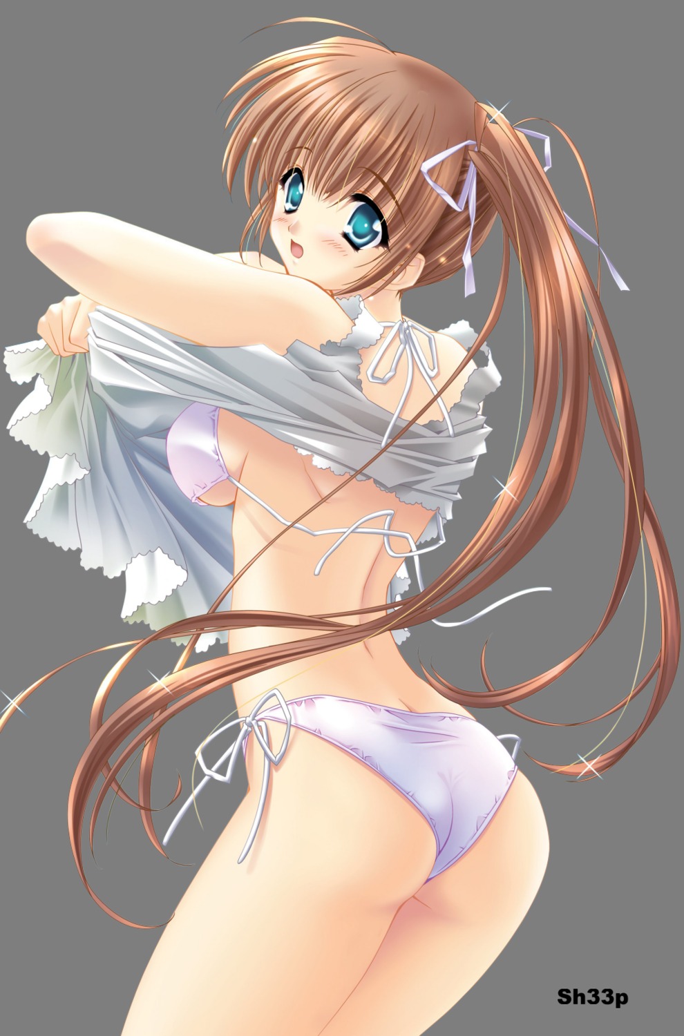 ass bikini carnelian shirt_lift swimsuits transparent_png undressing wardrobe_malfunction