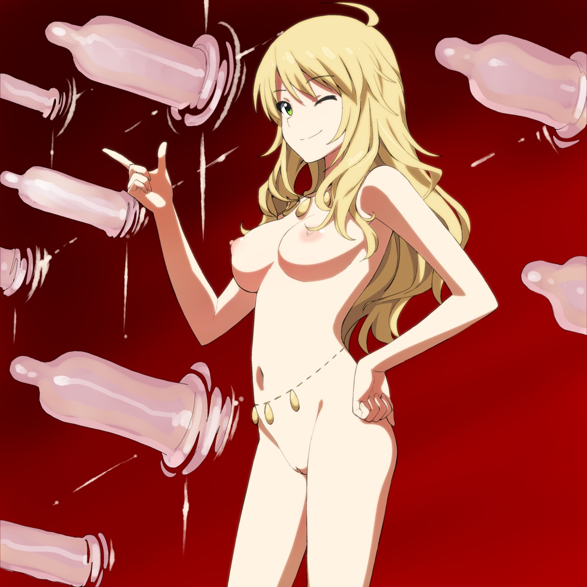 a1 fate/stay_night hoshii_miki initial-g naked nipples parody pussy the_idolm@ster uncensored