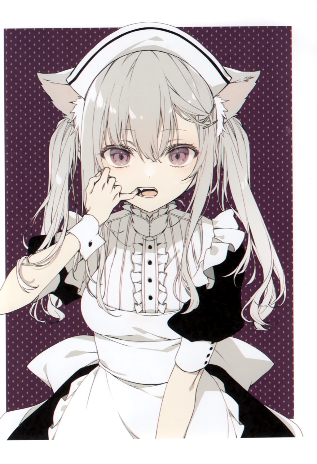 animal_ears inugami_kira maid necotoxin nekomimi