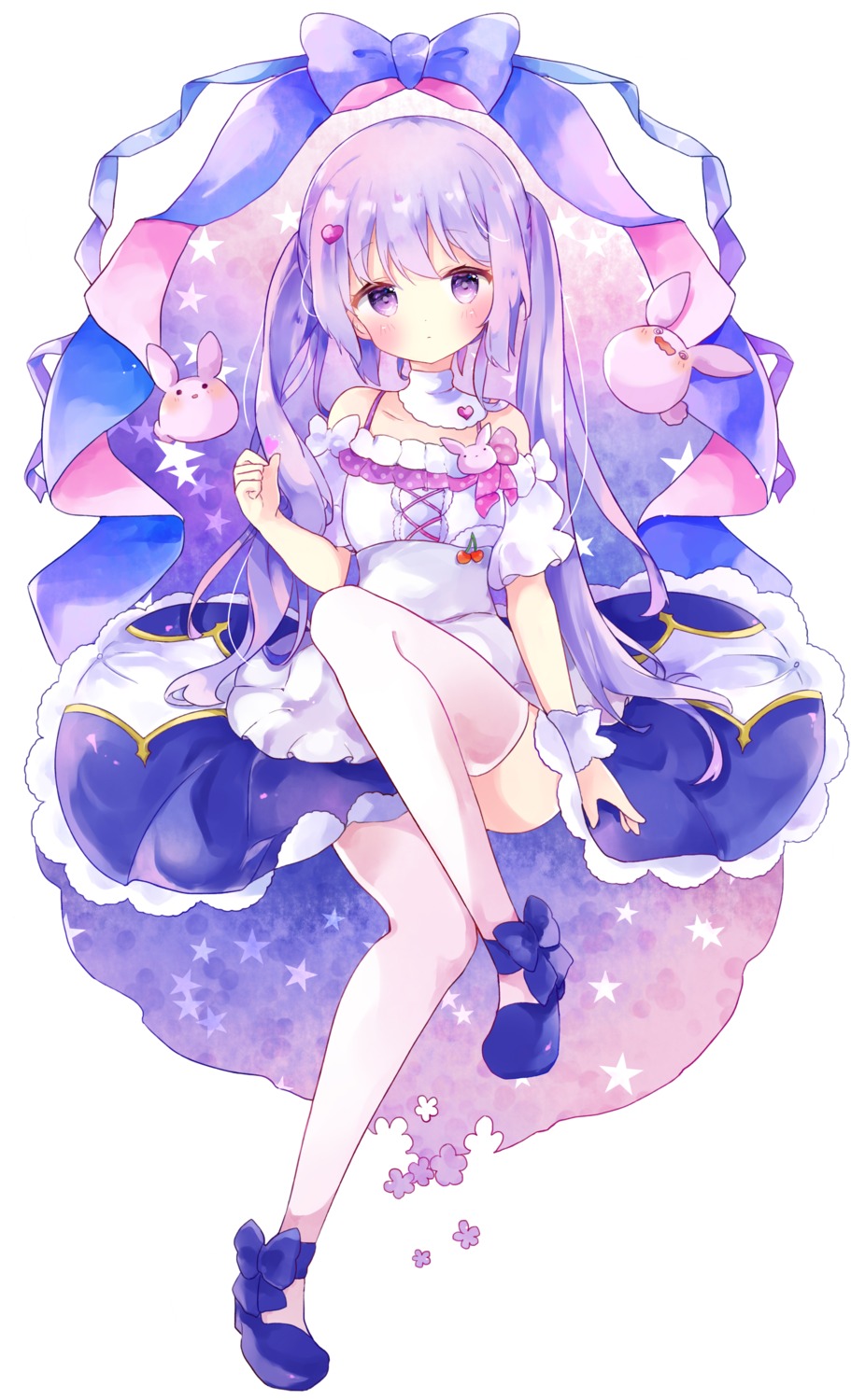 dress skirt_lift thighhighs tsukiyo_(skymint)