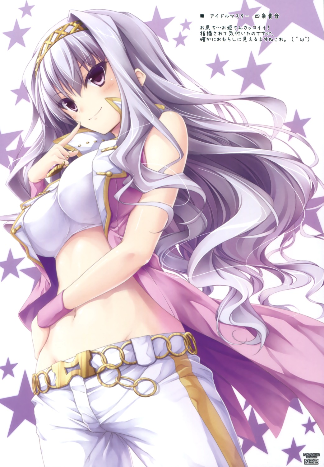 open_shirt shijou_takane suien the_idolm@ster