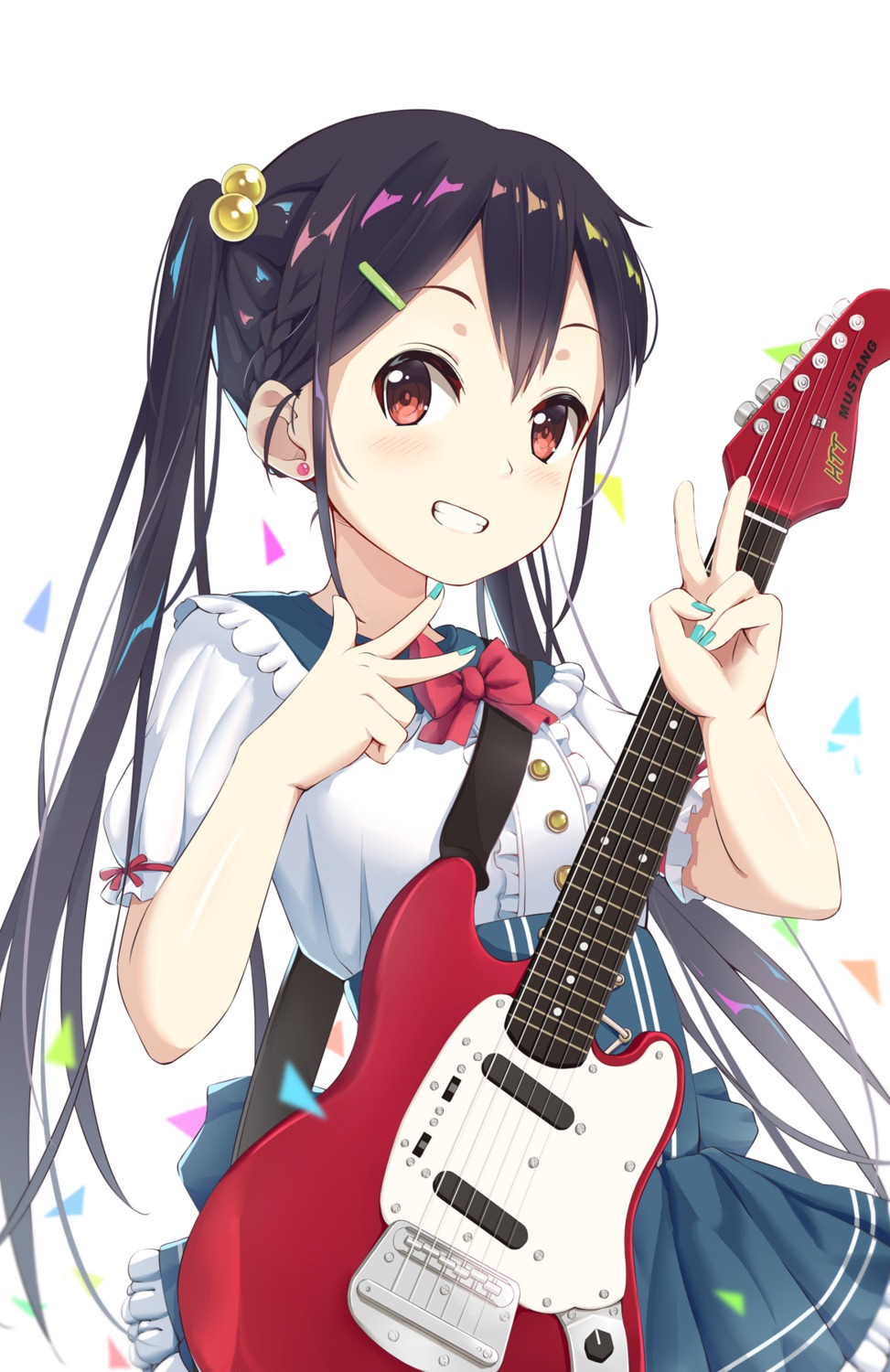 guitar k-on! mio_gure nakano_azusa