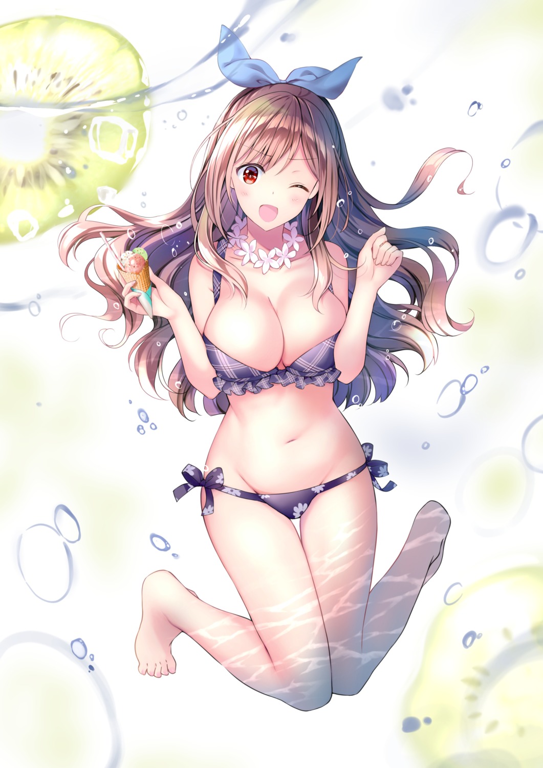 bikini rei swimsuits the_idolm@ster the_idolm@ster_shiny_colors tsukioka_kogane