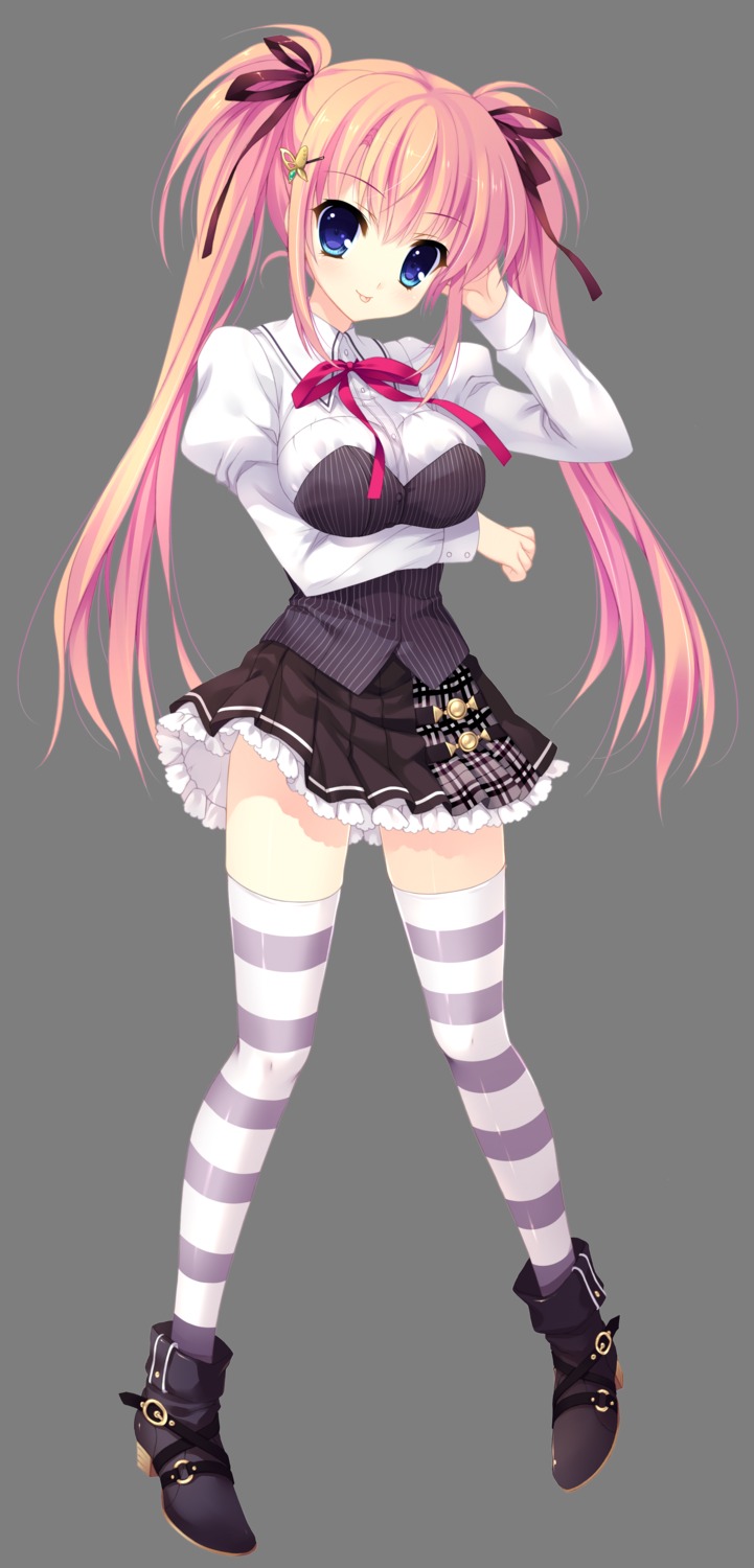 alia's_carnival mitha nanawind seifuku shinomori_yumi thighhighs transparent_png