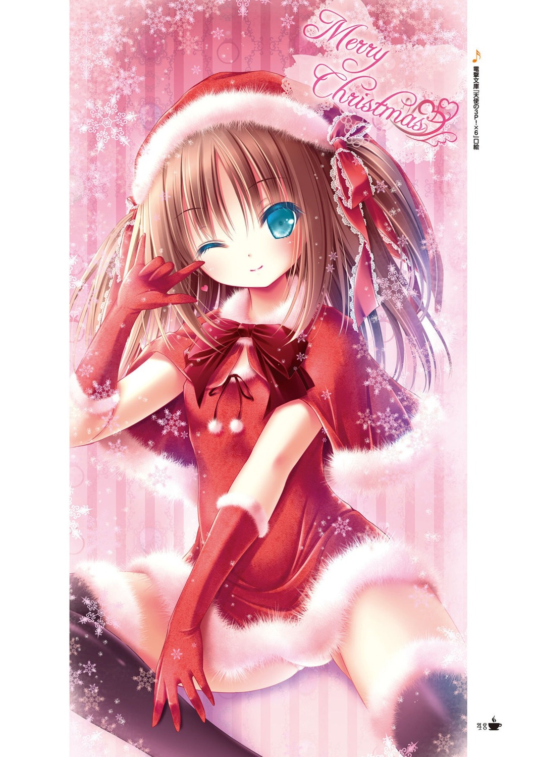 christmas dress loli nukui_kurumi pantsu tenshi_no_three_piece! thighhighs tinkle