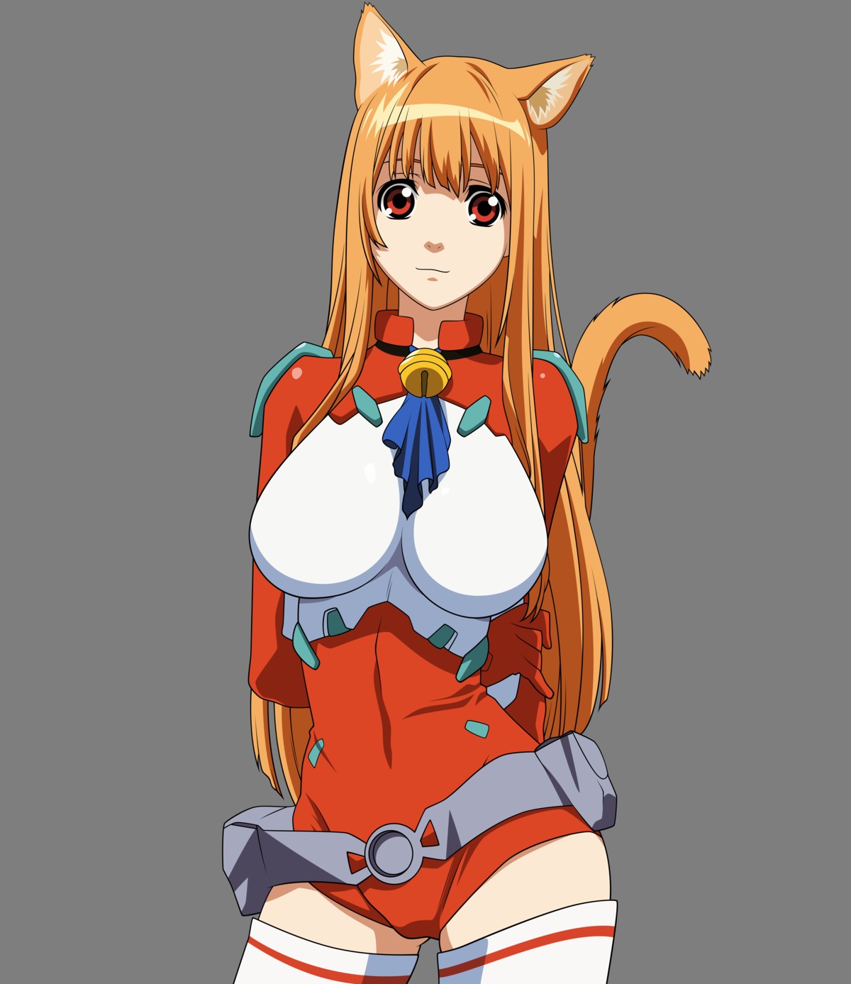 animal_ears asobi_ni_iku_yo! eris nekomimi tail thighhighs transparent_png vector_trace