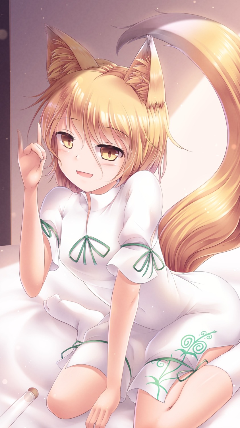 animal_ears kitsune kudamaki_tsukasa tagme tail touhou