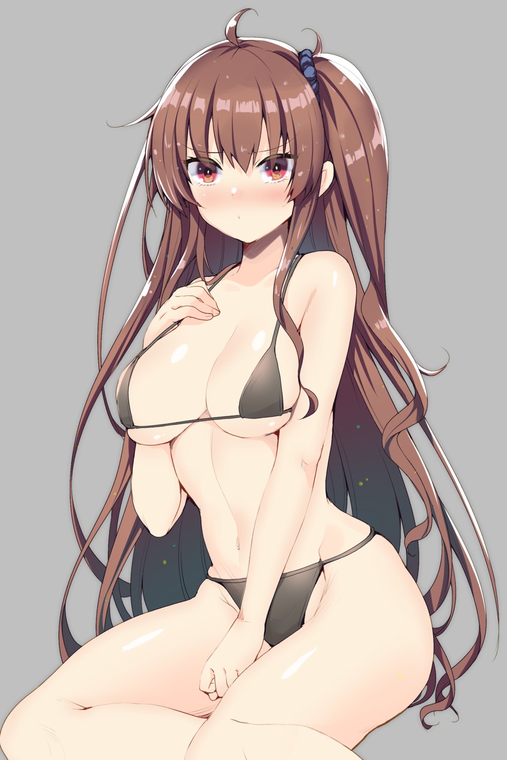 akahito bikini breast_hold swimsuits