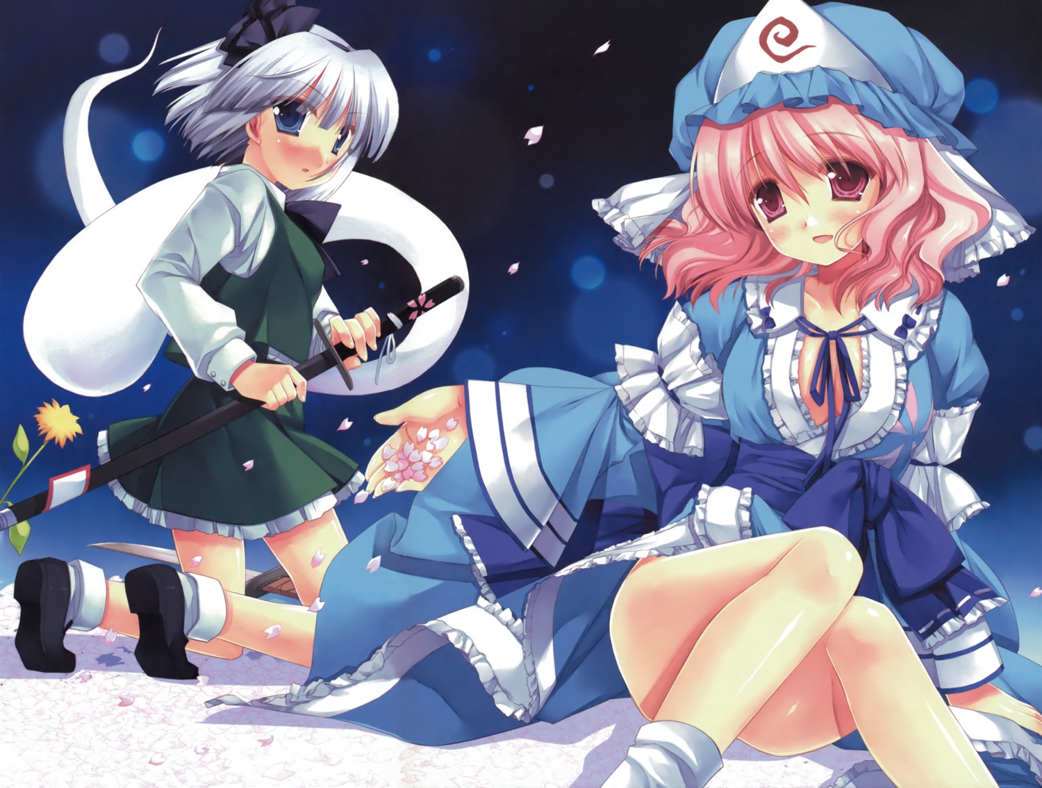 d.n.a.lab fixed konpaku_youmu miyasu_risa myon saigyouji_yuyuko touhou