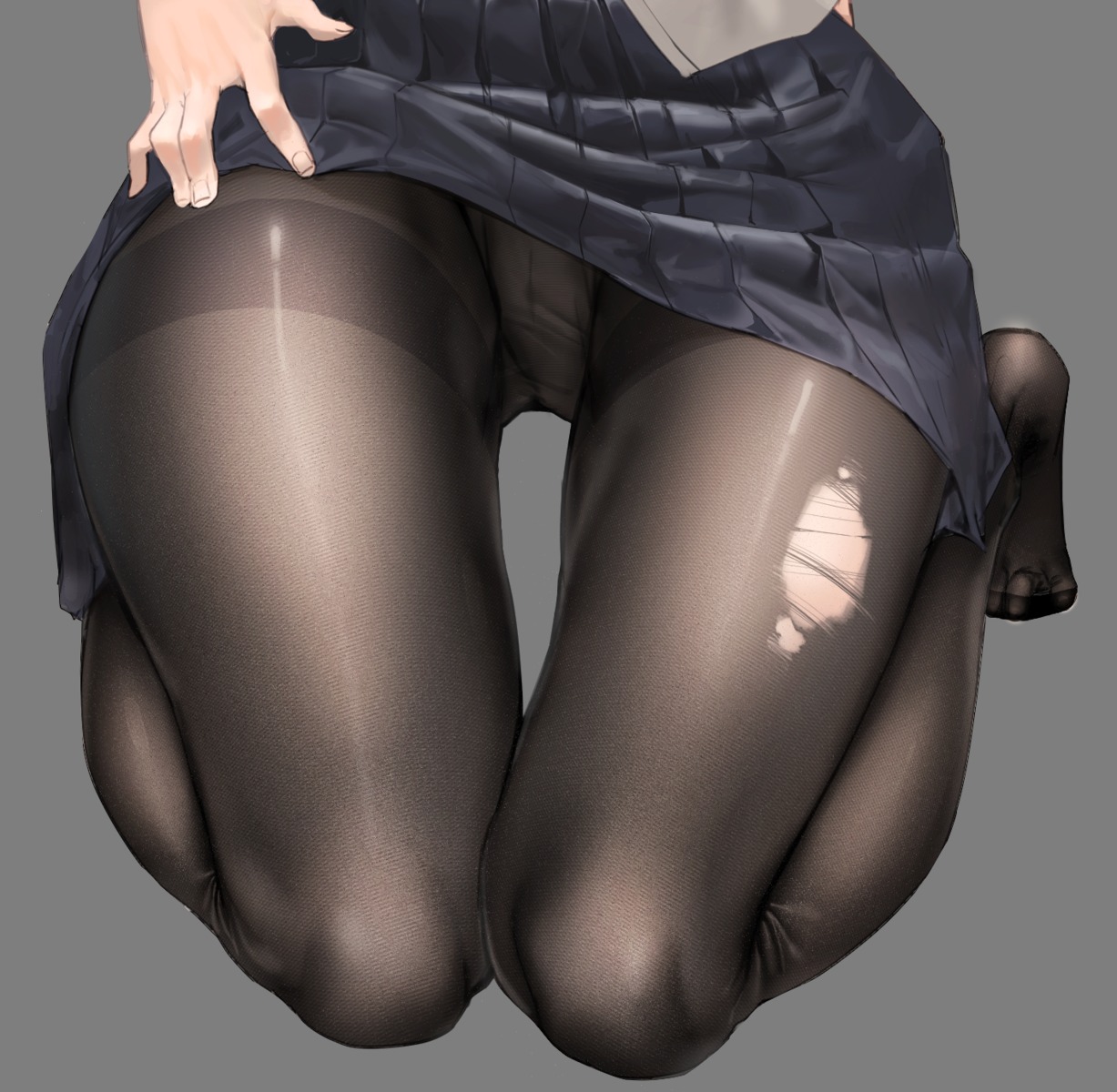 pantsu pantyhose rubyaano_(ducl323) seifuku skirt_lift torn_clothes transparent_png