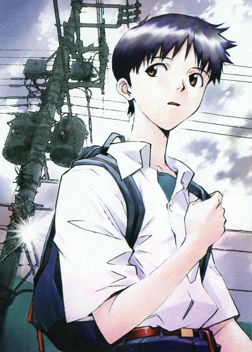 ikari_shinji male neon_genesis_evangelion sadamoto_yoshiyuki