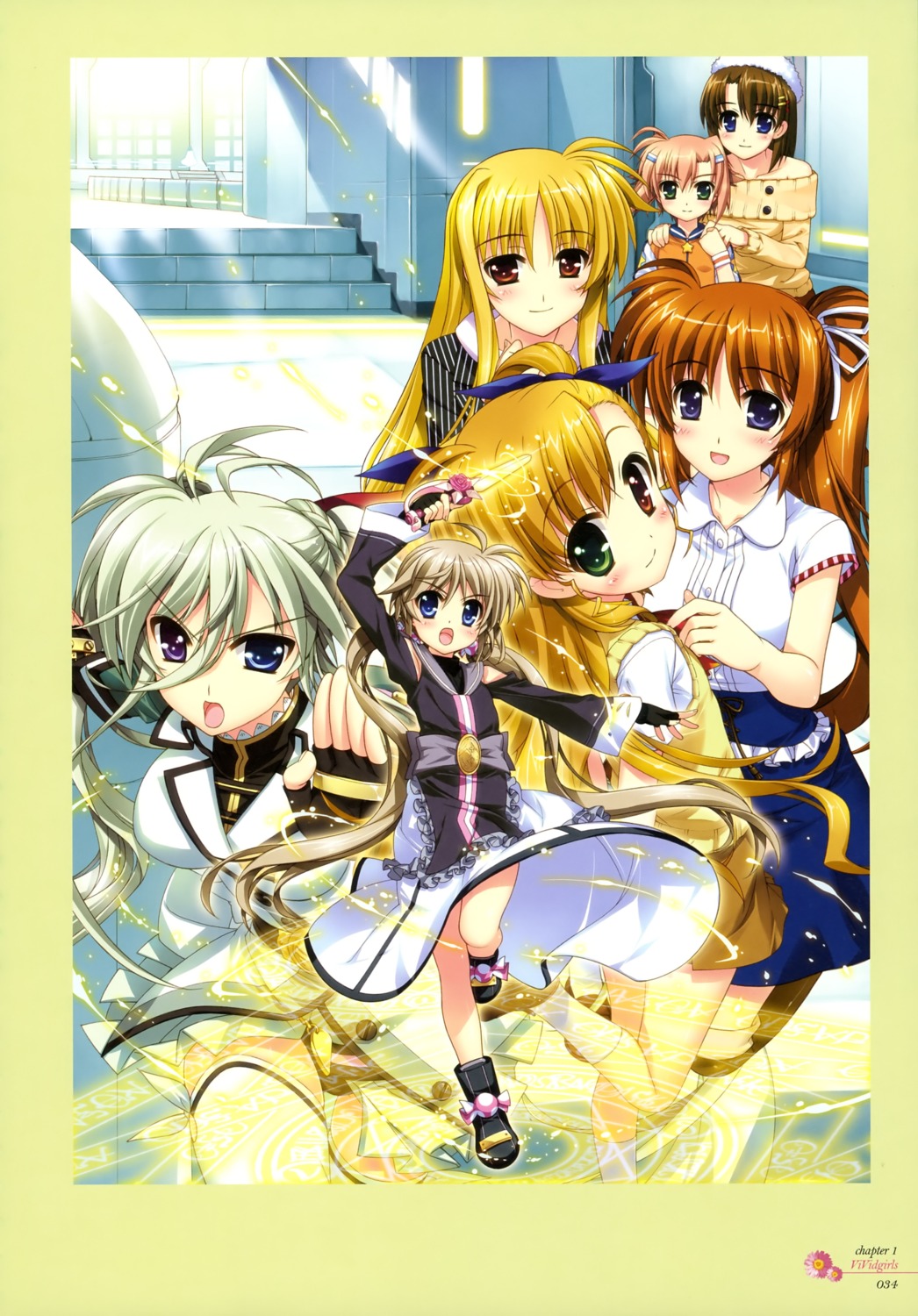 corona_timir einhart_stratos fate_testarossa fujima_takuya heterochromia mahou_shoujo_lyrical_nanoha mahou_shoujo_lyrical_nanoha_vivid miura_rinaldi takamachi_nanoha vivio yagami_hayate