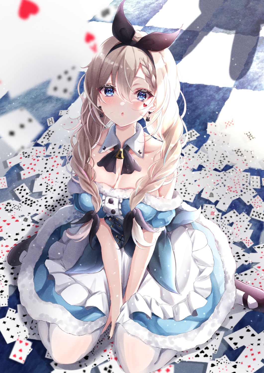 alice alice_in_wonderland dress no_bra sa-ya2